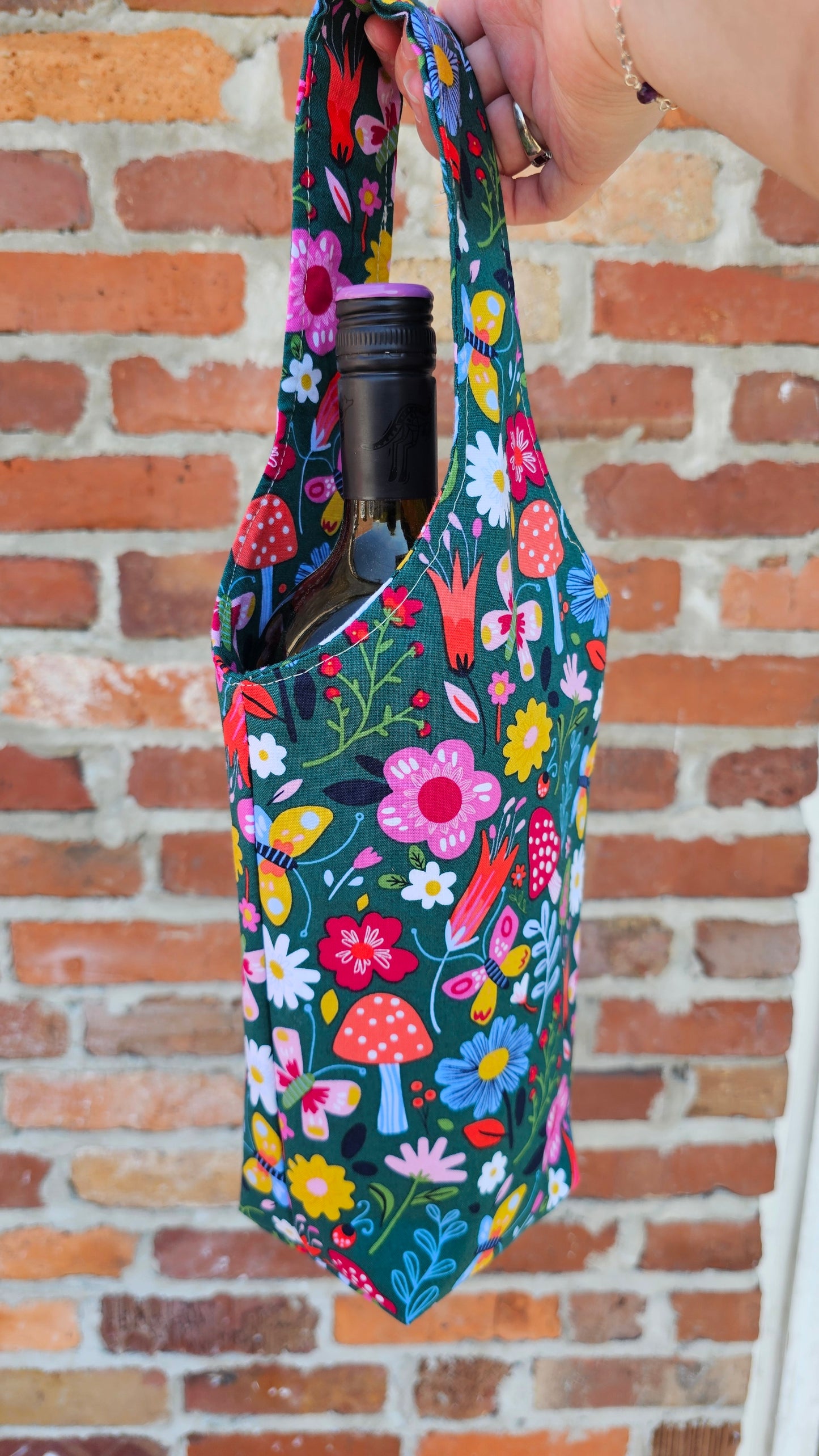 Wine Tote Handmade Bottle Carrier