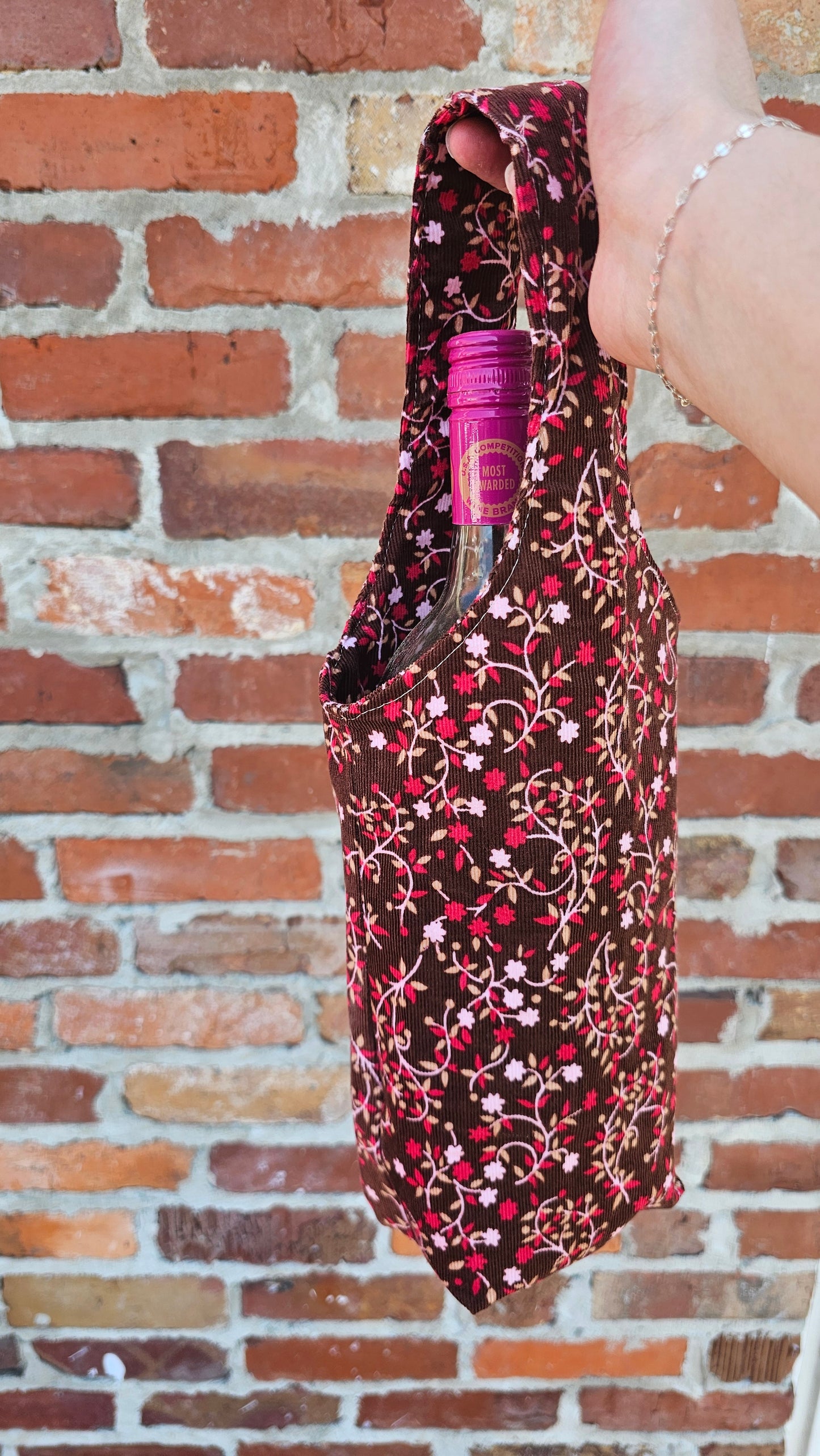 Wine Tote Handmade Bottle Carrier