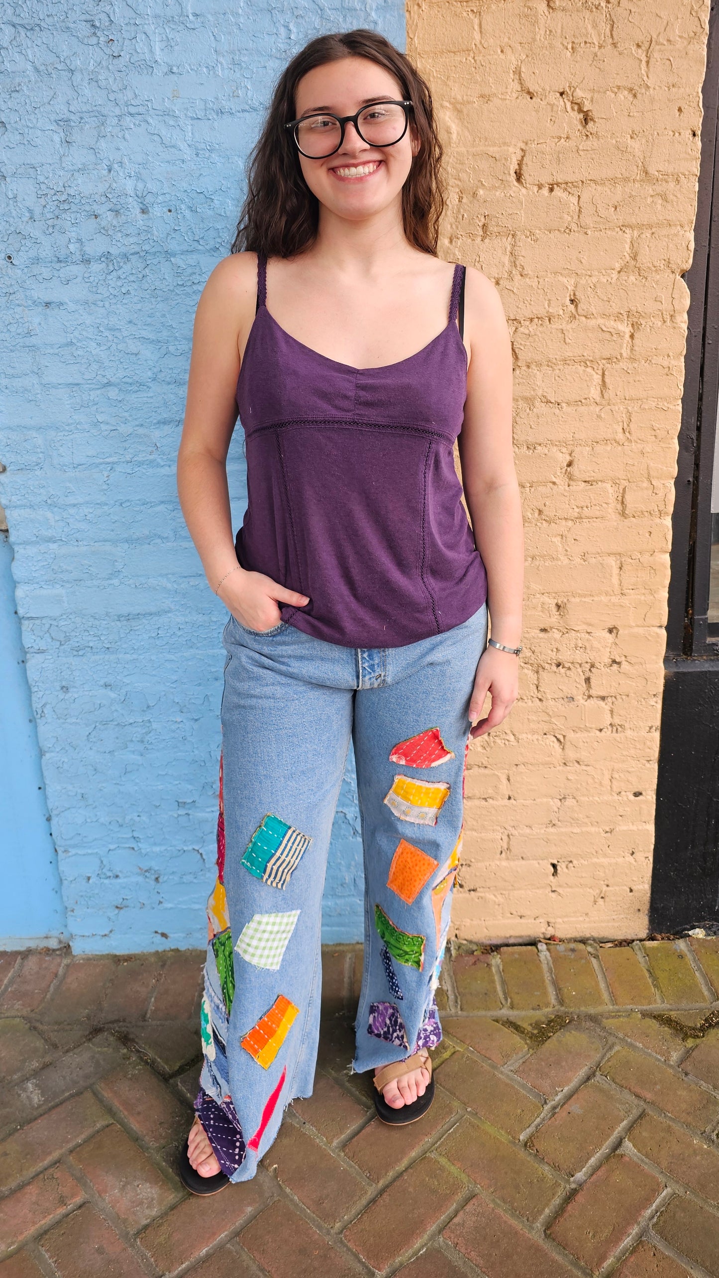Kantha Bell Party Pants 1399 size 34x28 or 12/14
