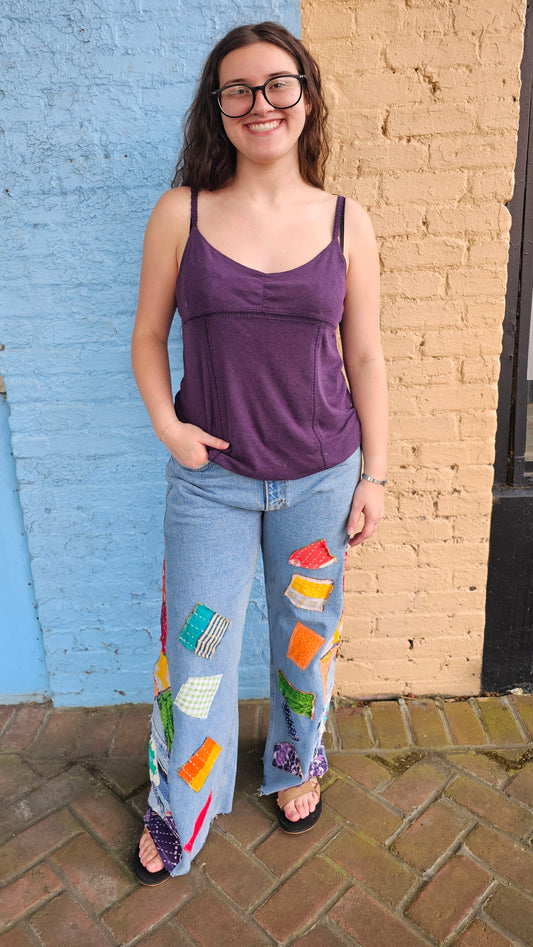 Kantha Bell Party Pants 1399 size 34x28 or 12/14