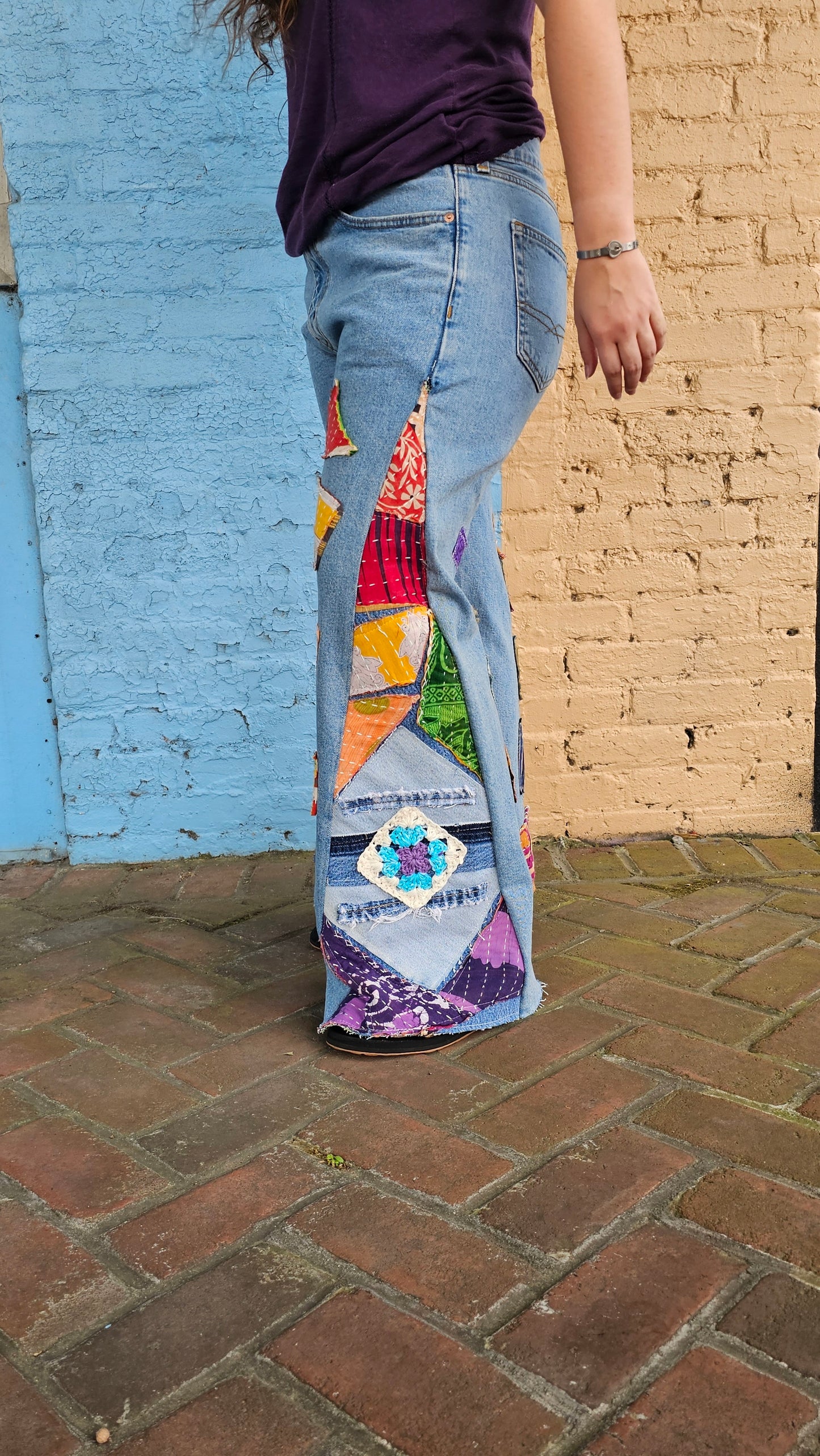 Kantha Bell Party Pants 1399 size 34x28 or 12/14