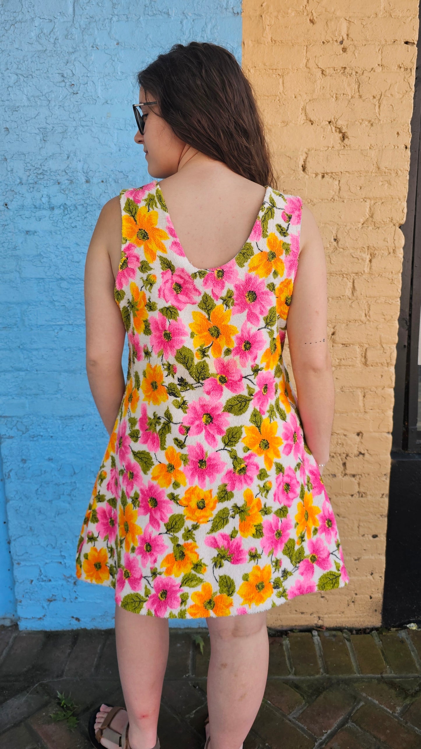The Towel Dress #1428 Vintage material