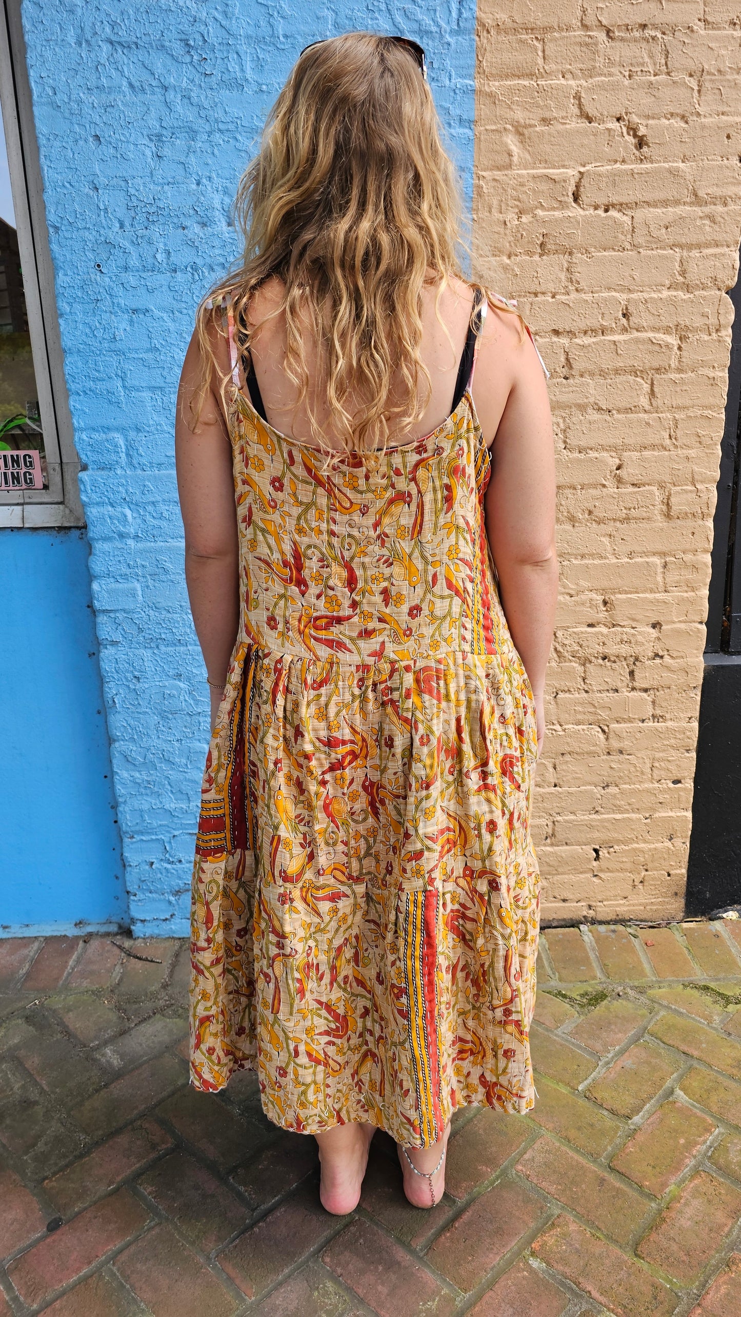 Kantha Meadow Dress #1459