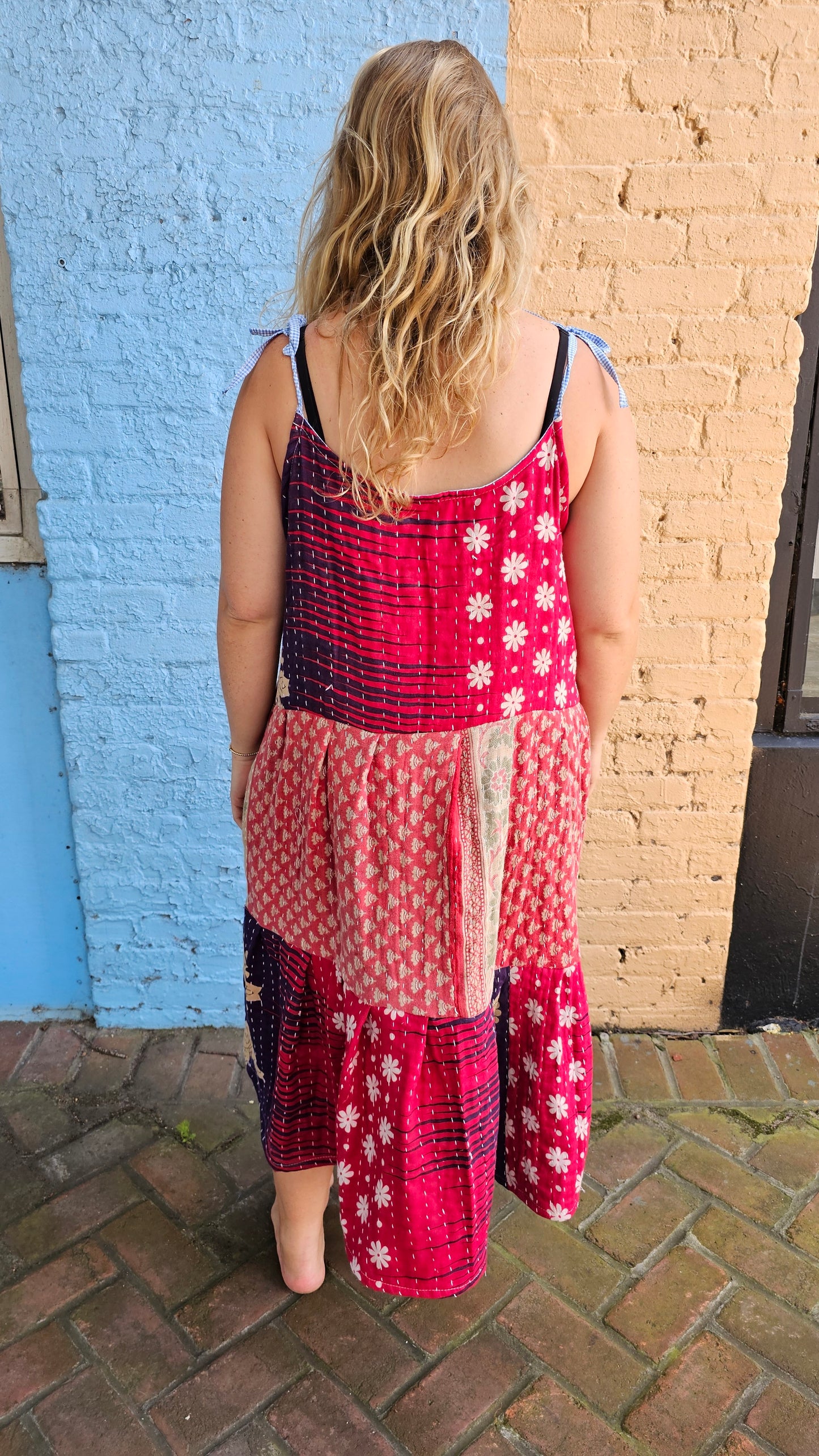 Kantha Meadow Dress #1460