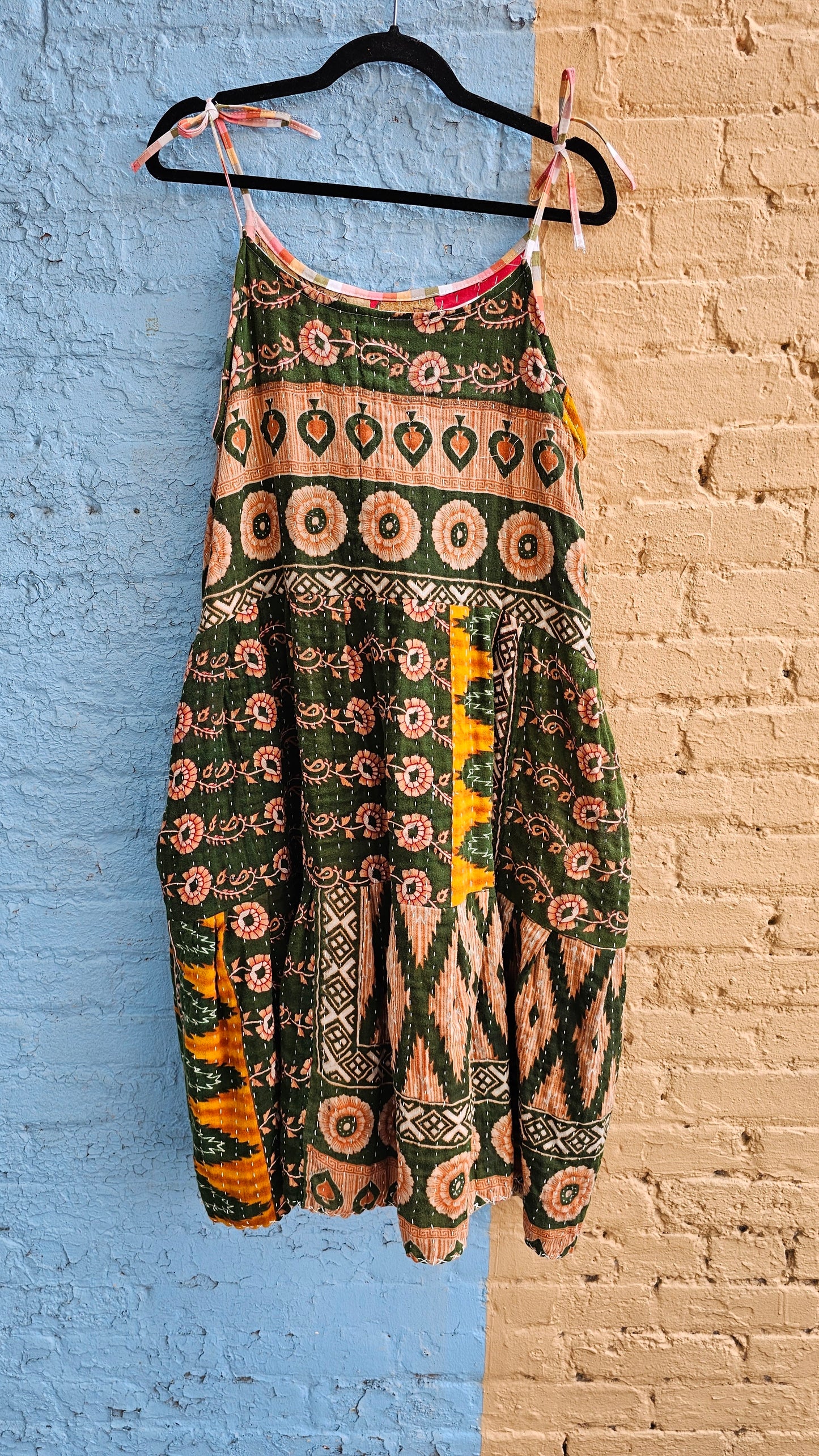 Kantha Meadow Dress #1457