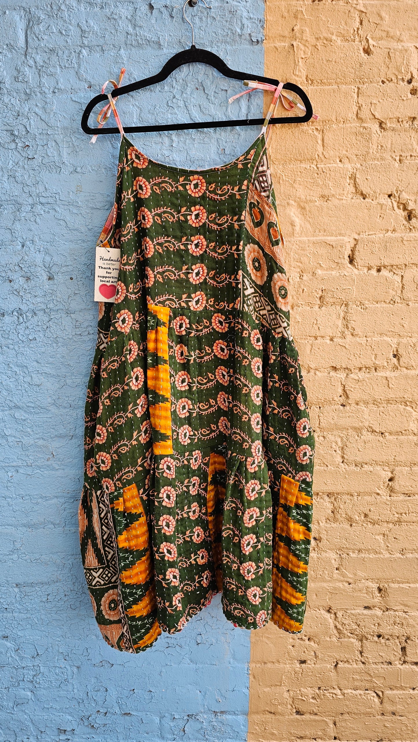 Kantha Meadow Dress #1457