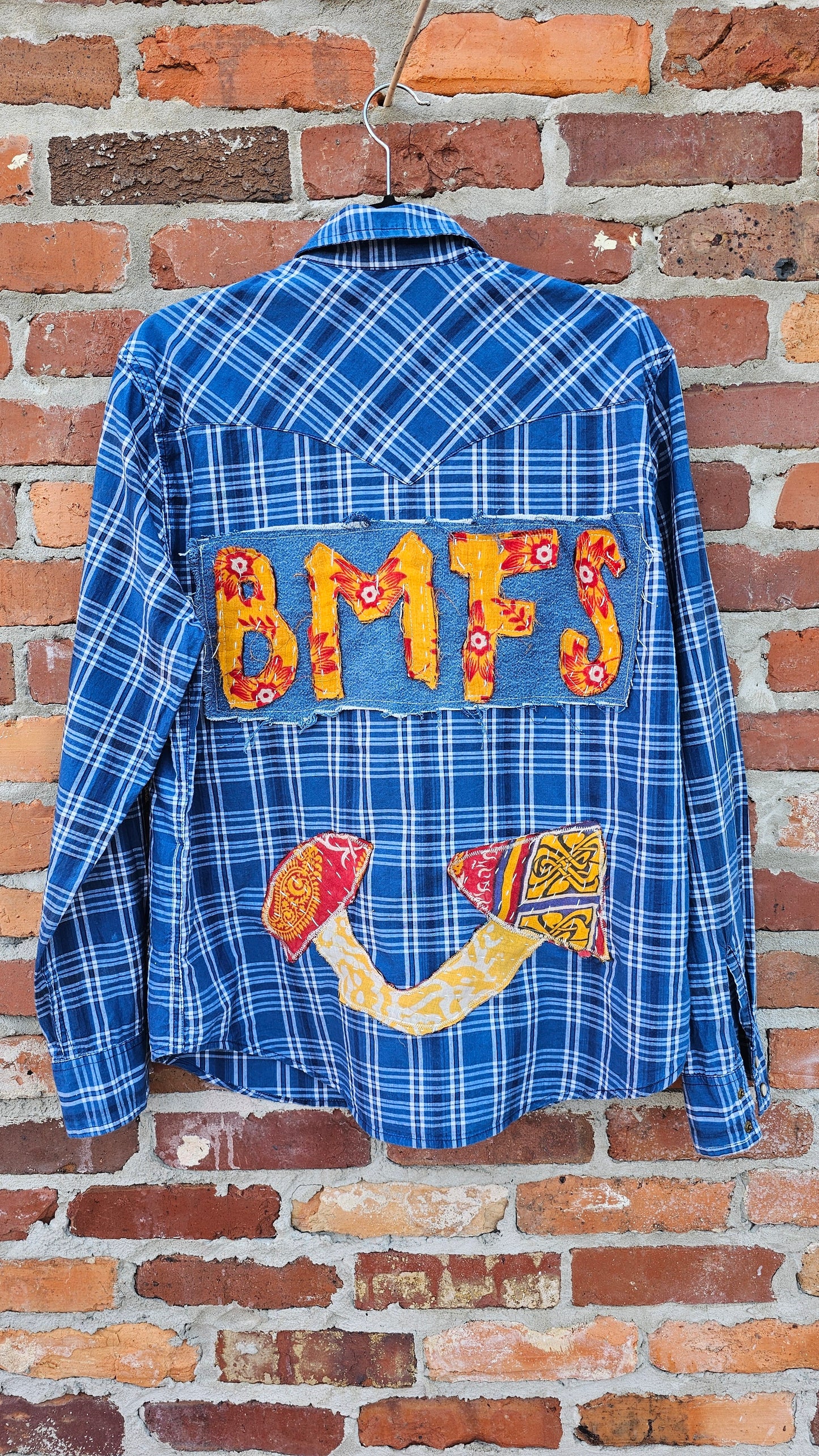 BMFS Levis Pearl Snap Shirt size Large