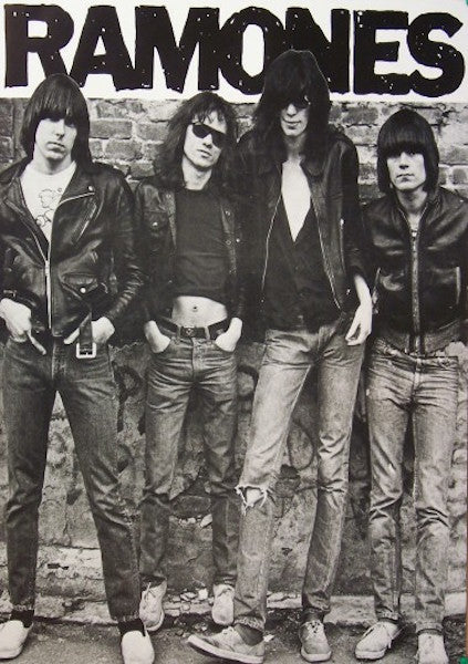 The Ramones Leather B/W Poster