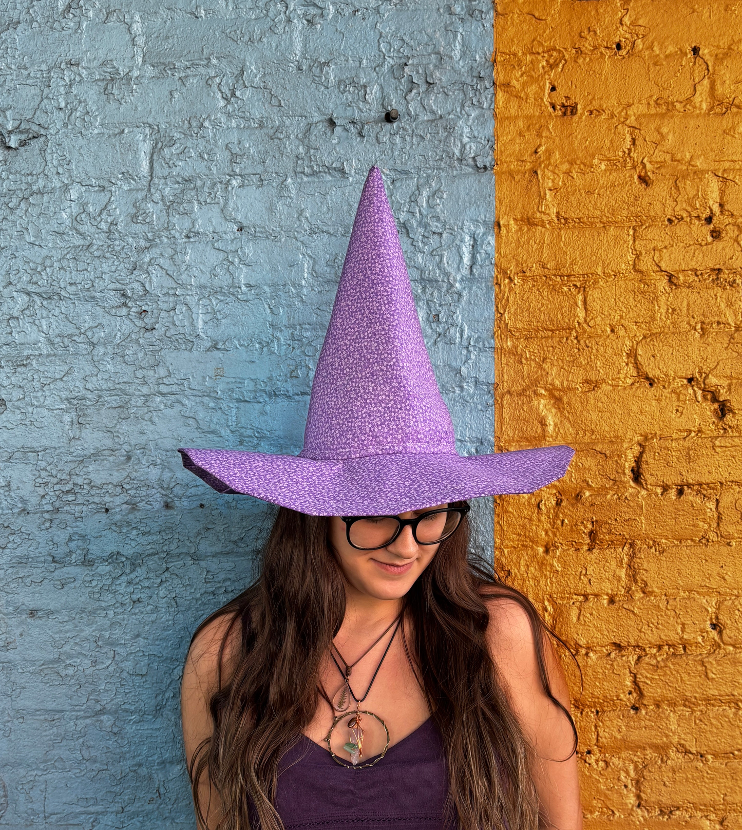 Handmade Cotton Witch Hat