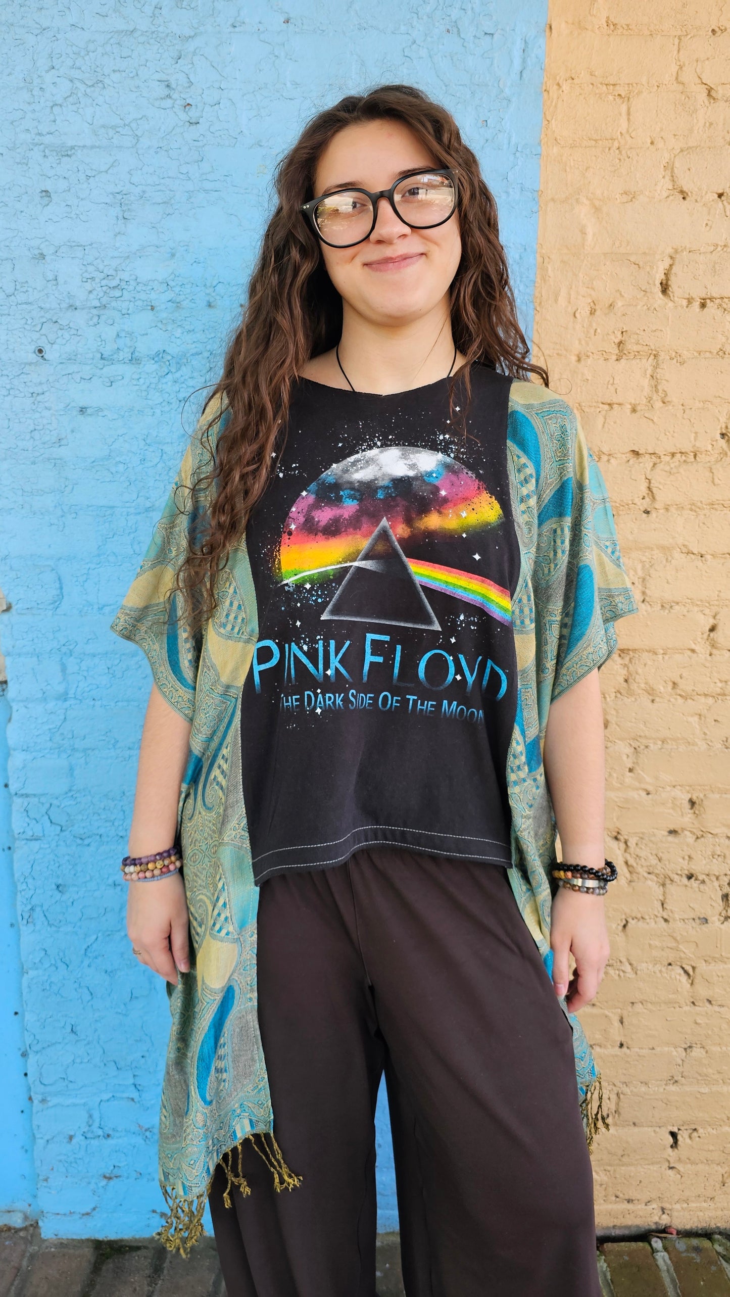 Pink Floyd Pashmina Top #1422