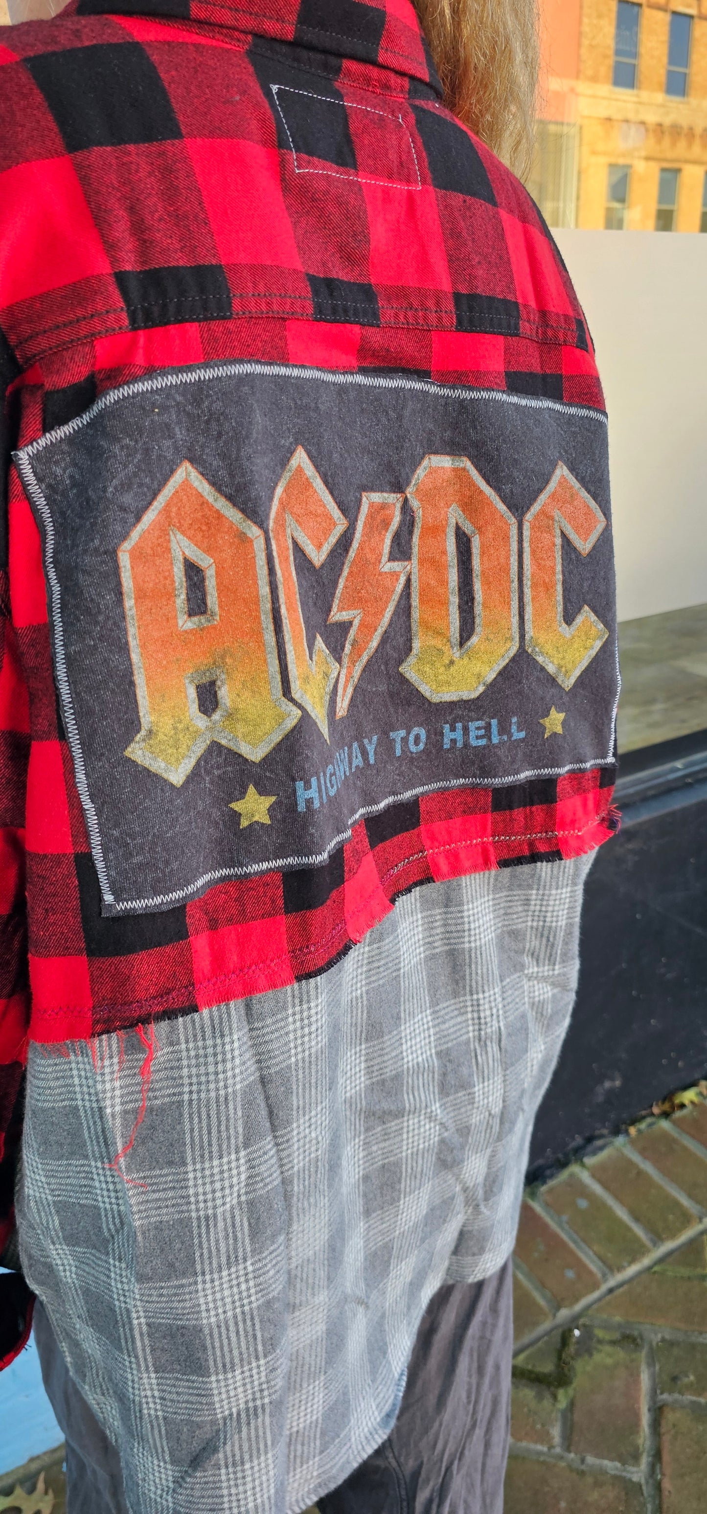 AC/DC Reworked Flannel size XL