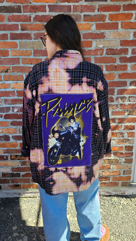 Prince Bleached/Dyed Flannel size 2XL