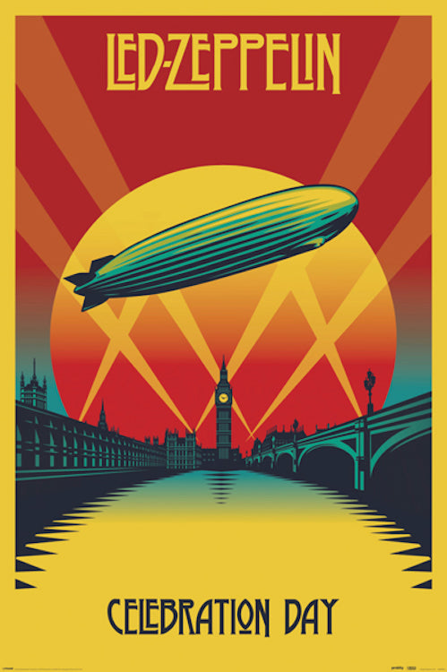 Led Zeppelin Celebration Day poster
