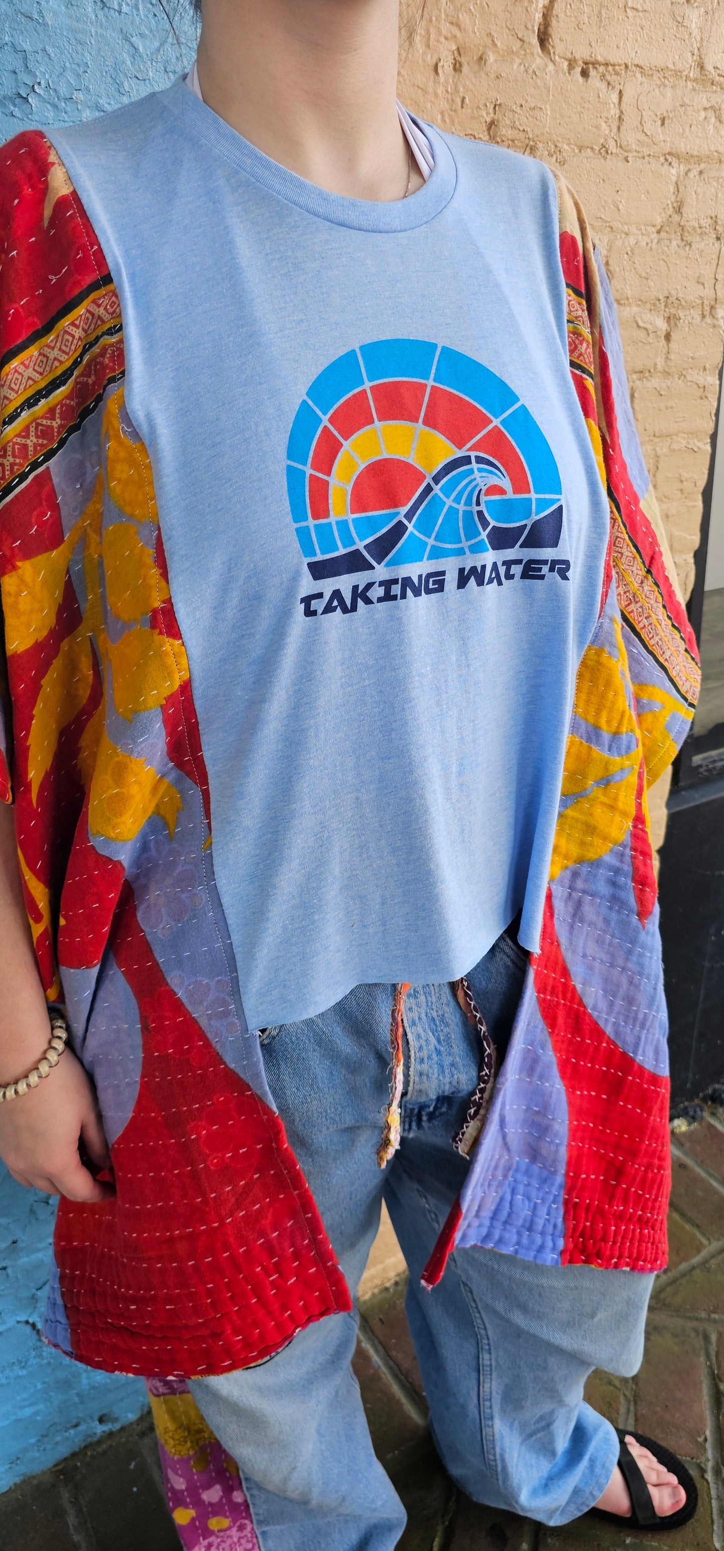 Billy Strings Taking Water Kantha Poncho
