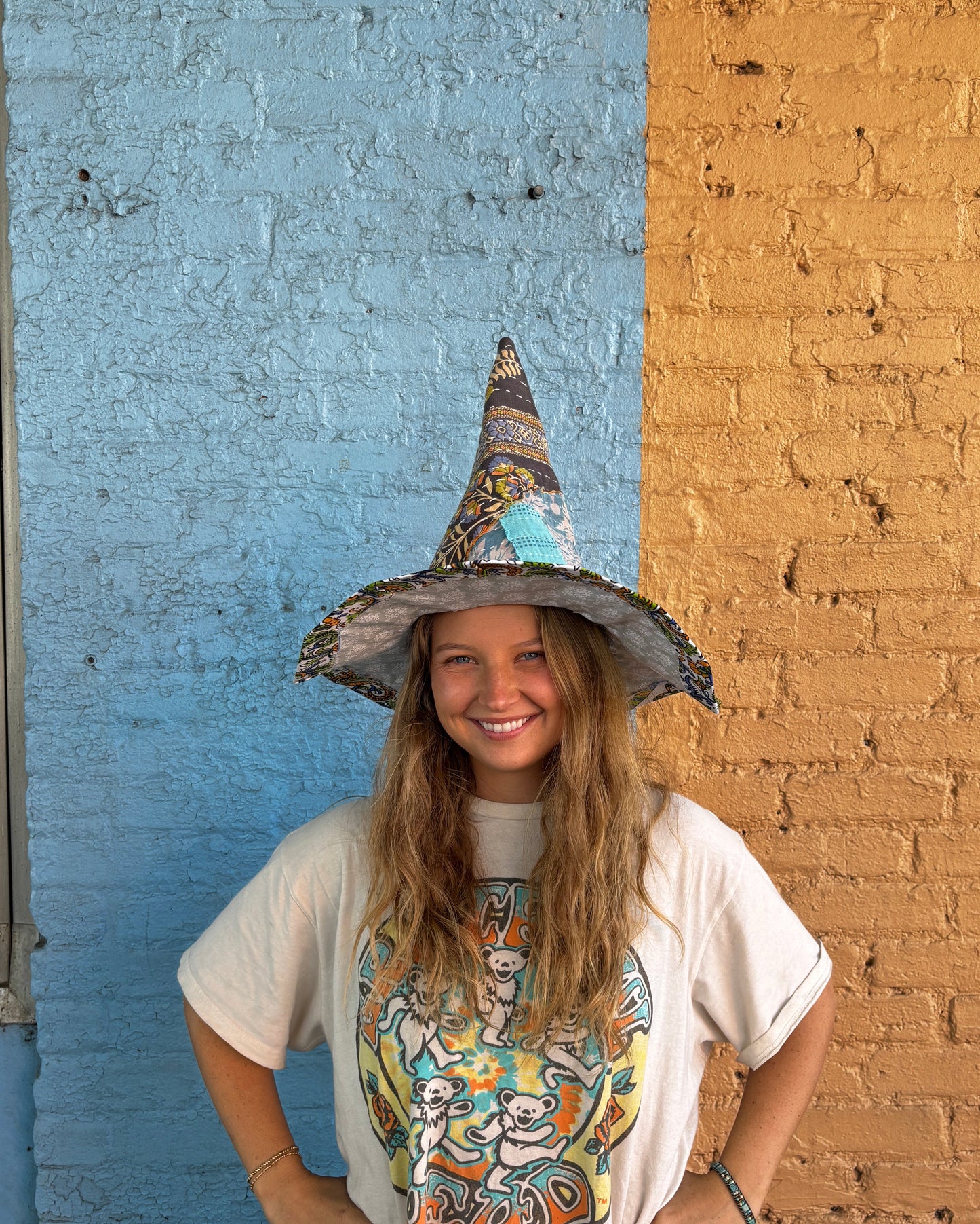 Handmade Cotton Witch Hat