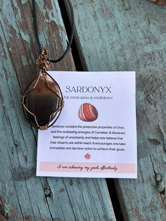 Sardonyx Crystal Wrap