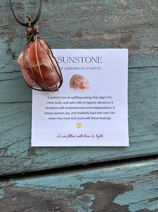 Sunstone Crystal Wrap