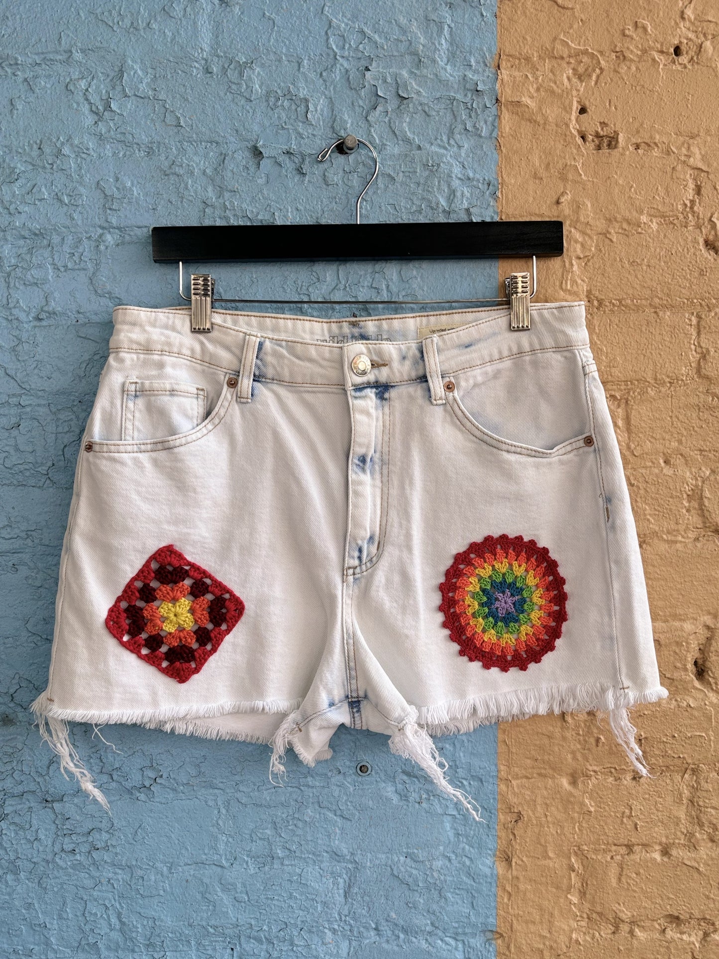 Upcycled Denim Shorts #10