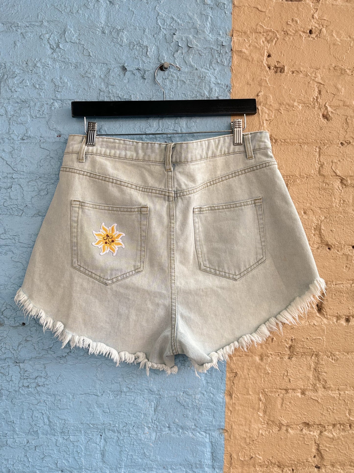 Upcycled Denim Shorts #12