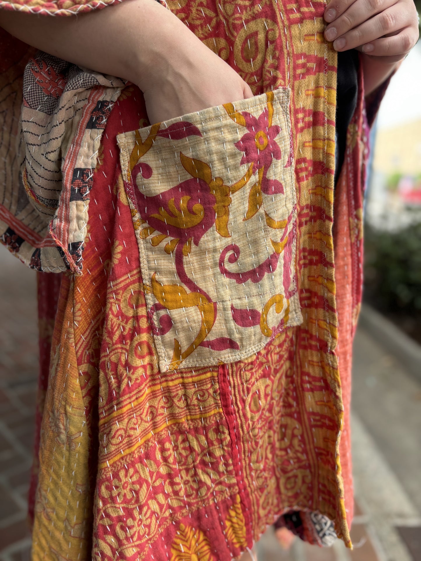 Franklin's Tower Kantha Kimono