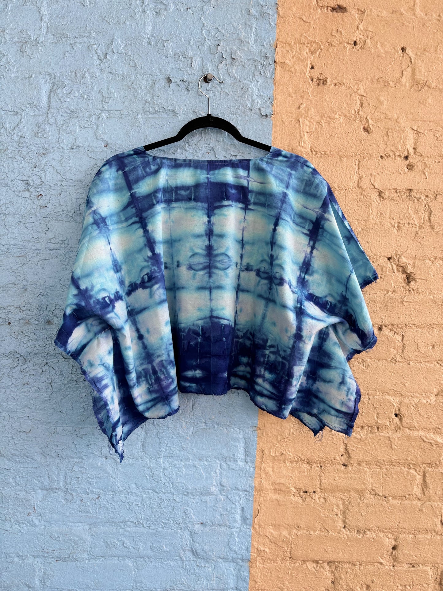 Tie-Dyed Drape Top #526