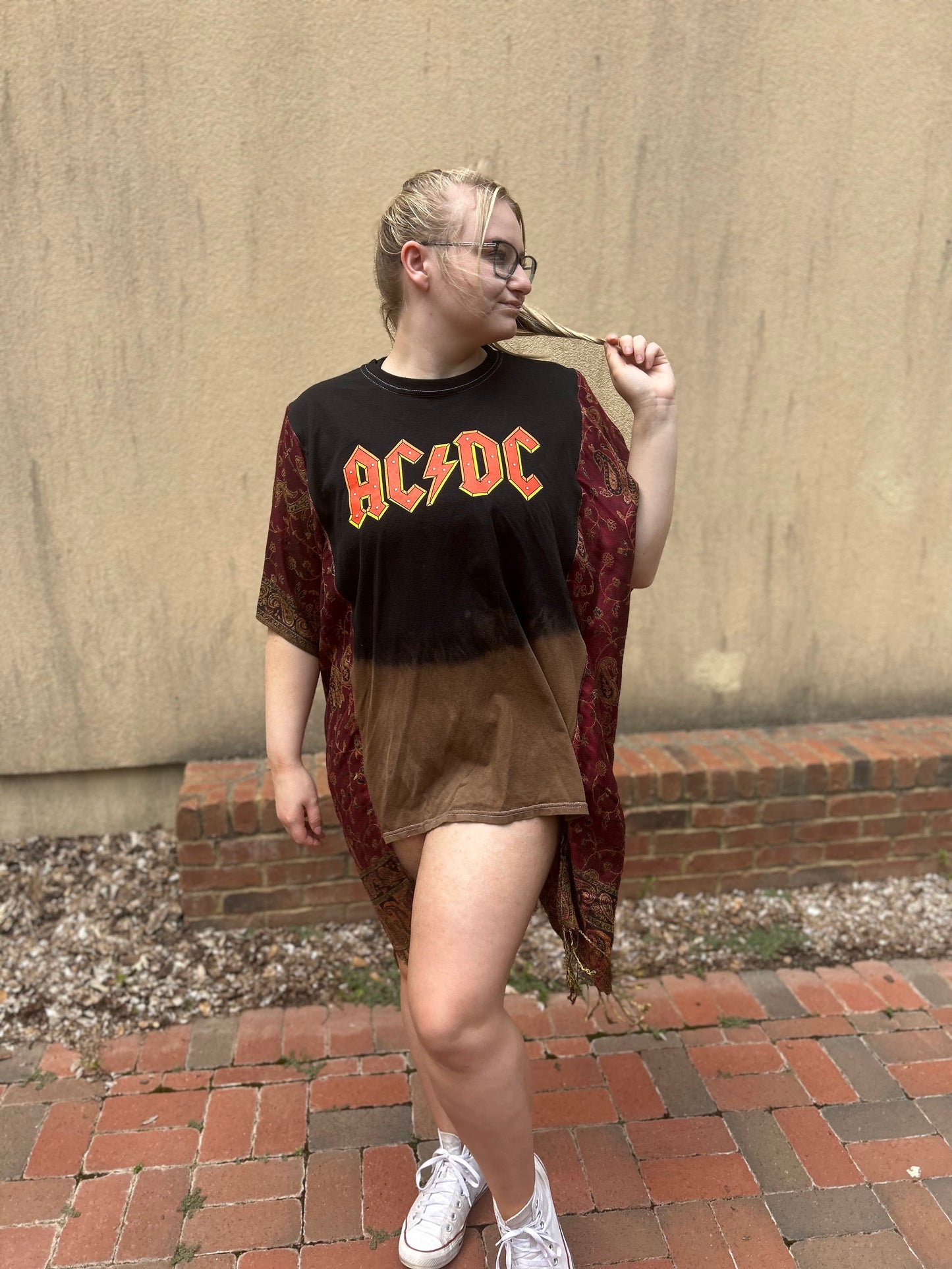 AC/DC Pashmina Poncho