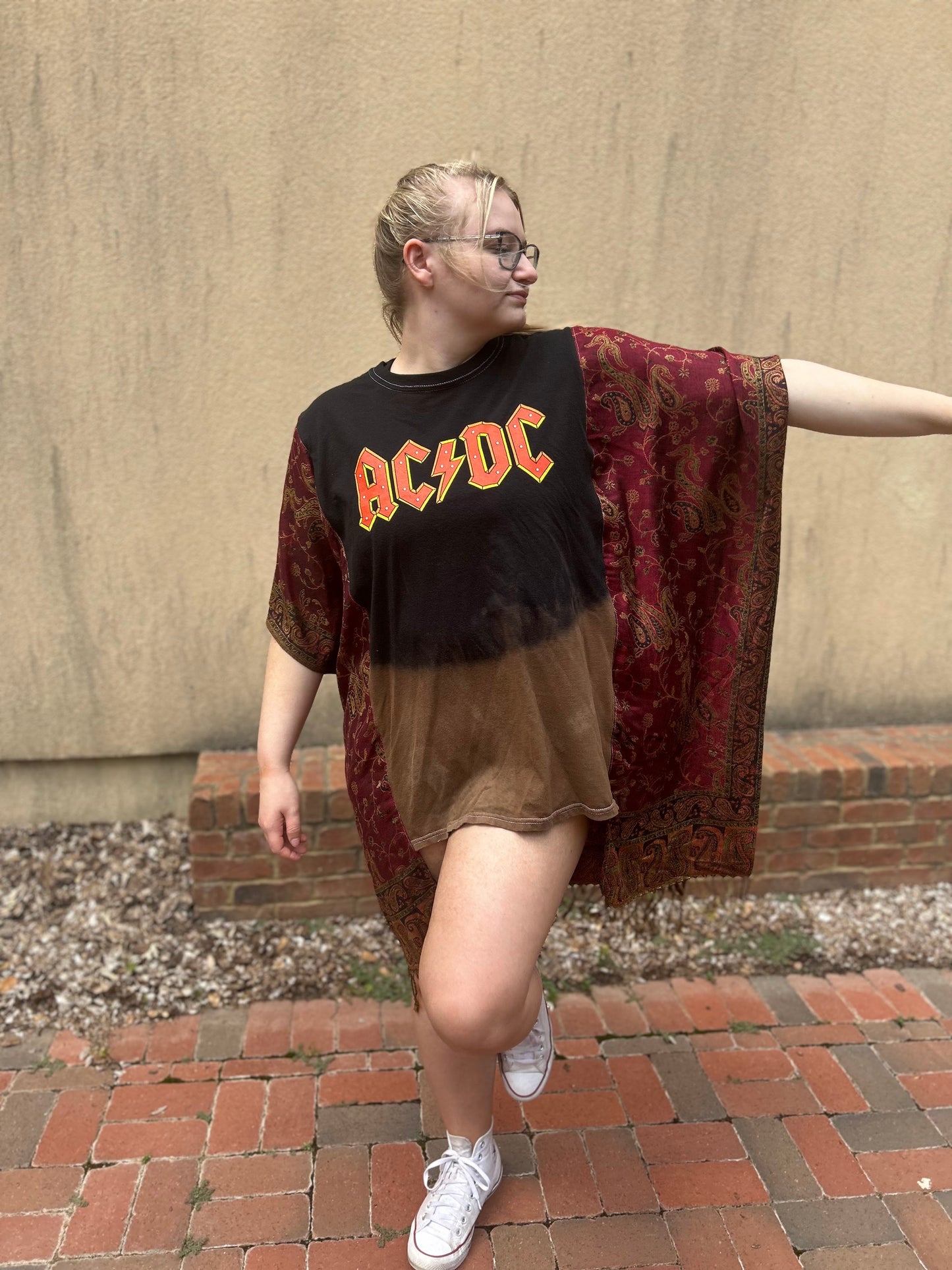 AC/DC Pashmina Poncho