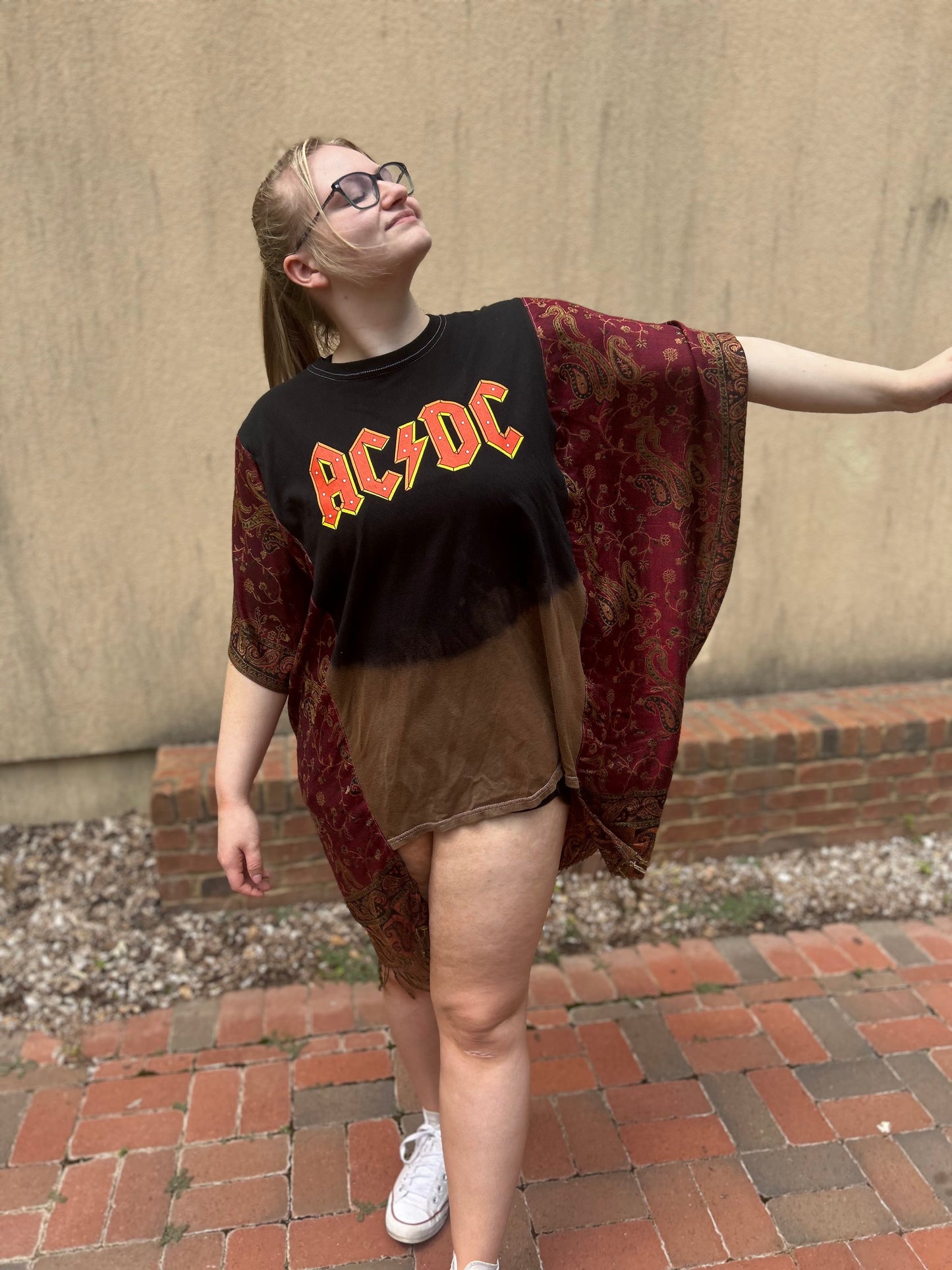 AC/DC Pashmina Poncho