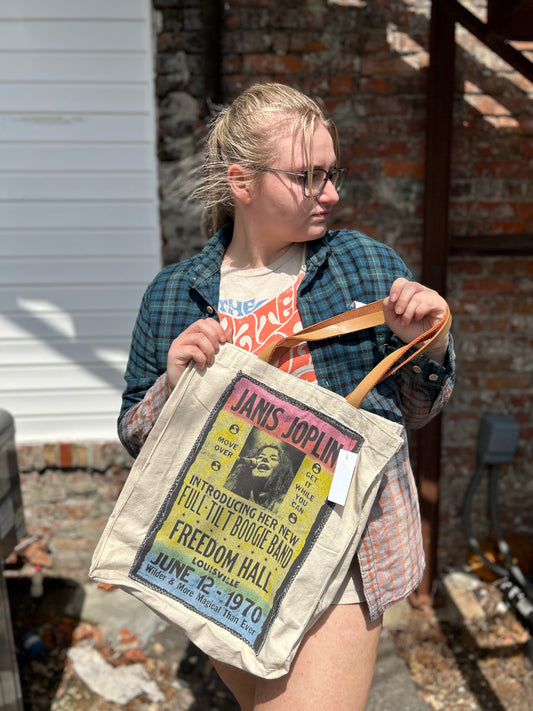 Janis Joplin Market Bag