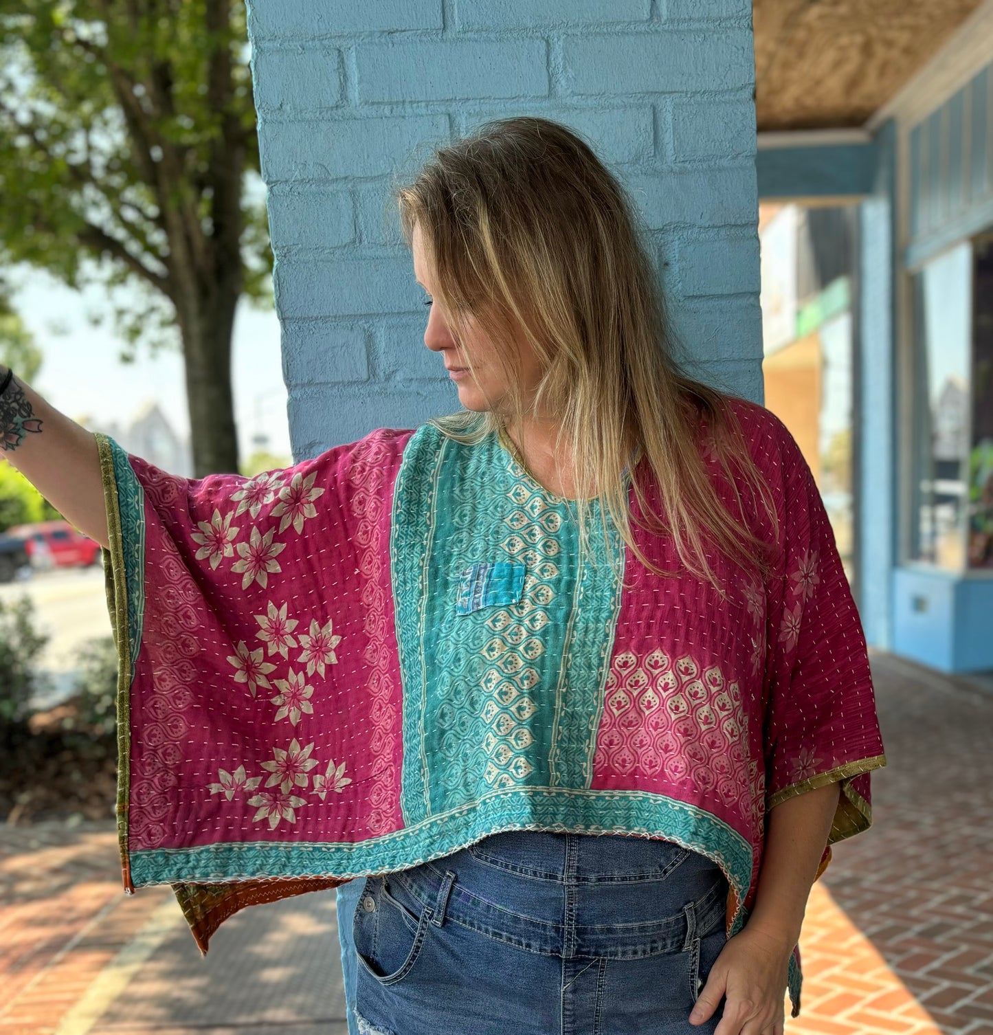 OOAK Kantha Top #421