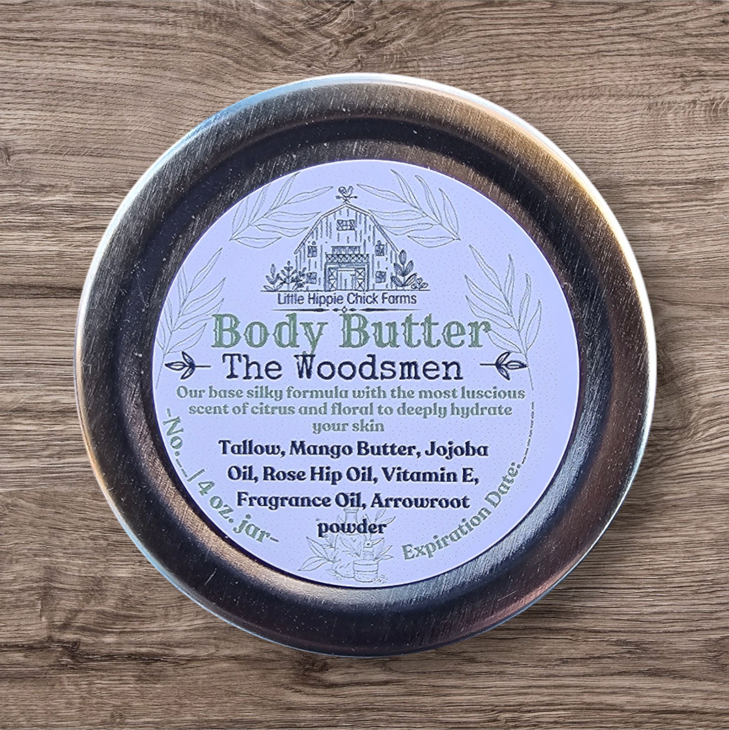 Tallow Body Butter for Dry Skin