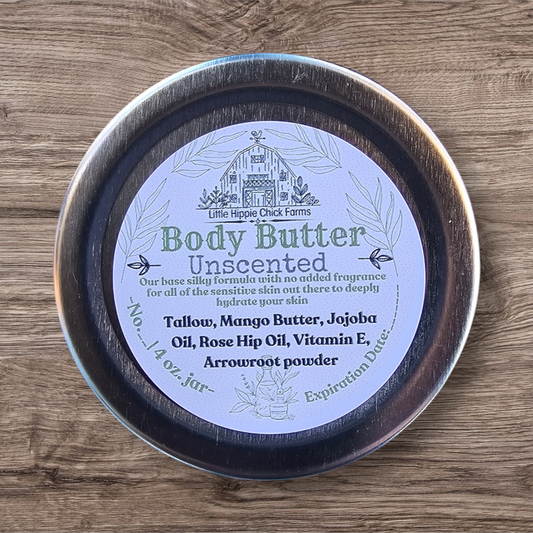 Tallow Body Butter for Dry Skin