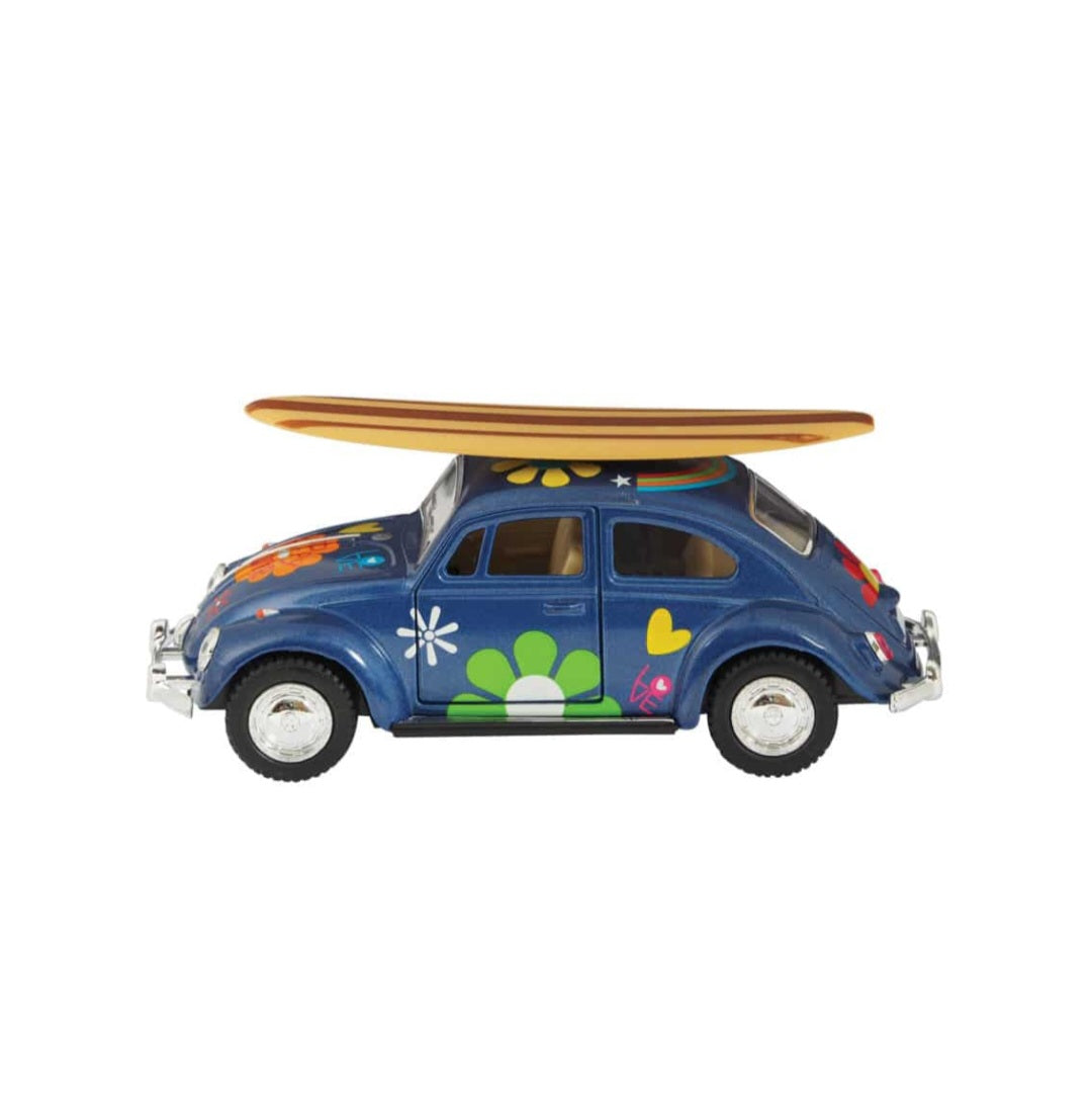 Diecast 1967 Beetle with Surfboard