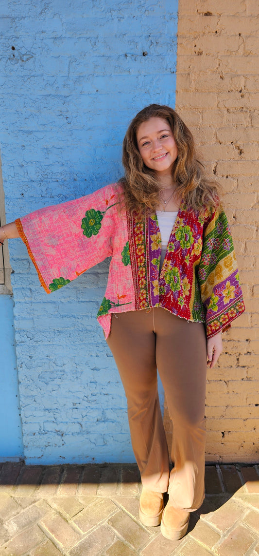 Kantha Waistcoat 1095