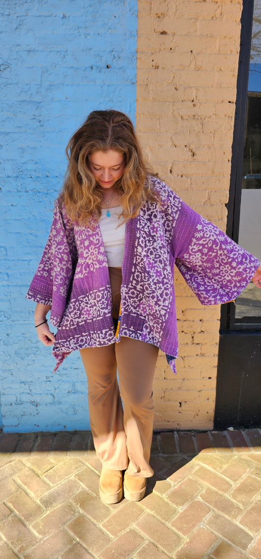 Kantha Cardigan 1096