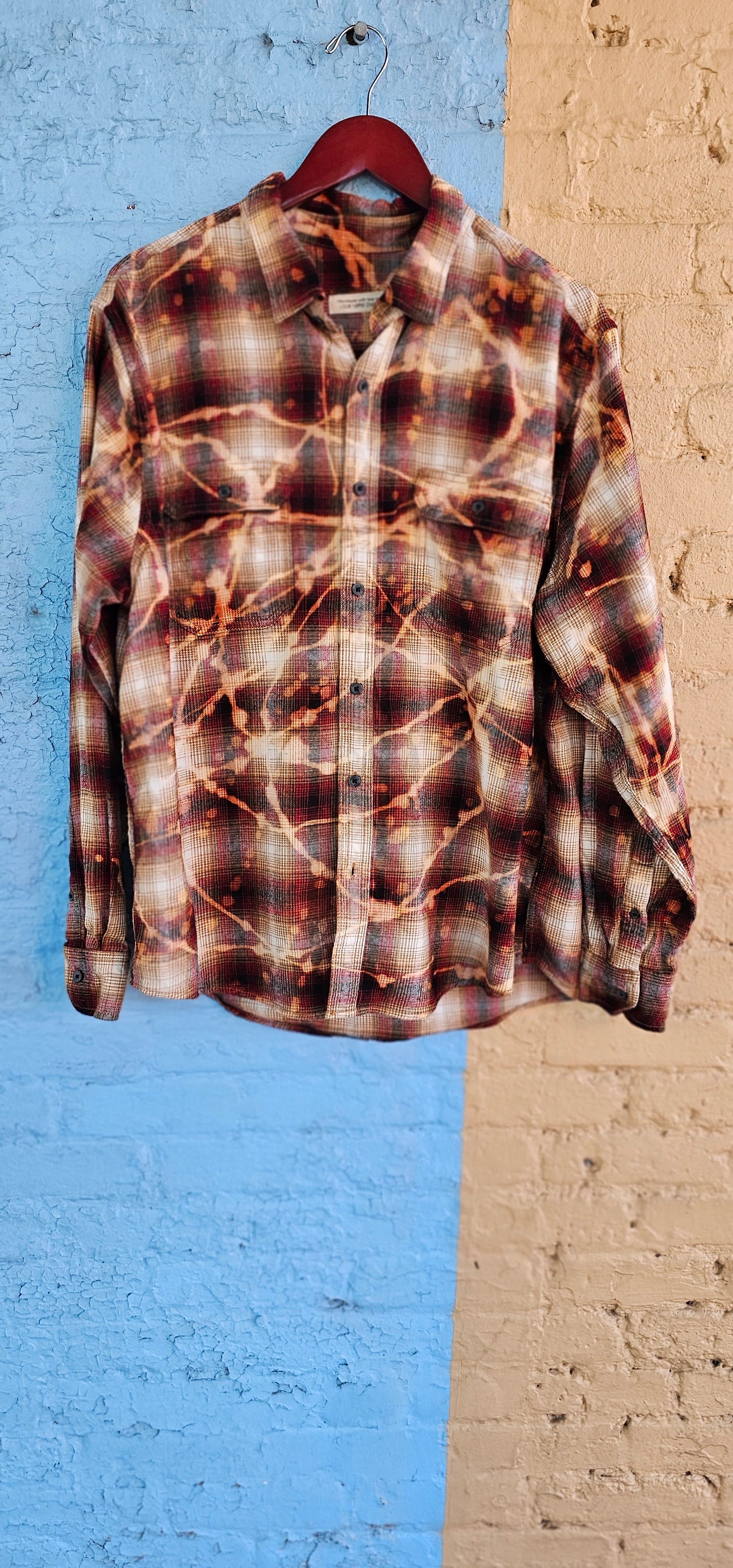 Widespread Panic Bleached Flannel size XL