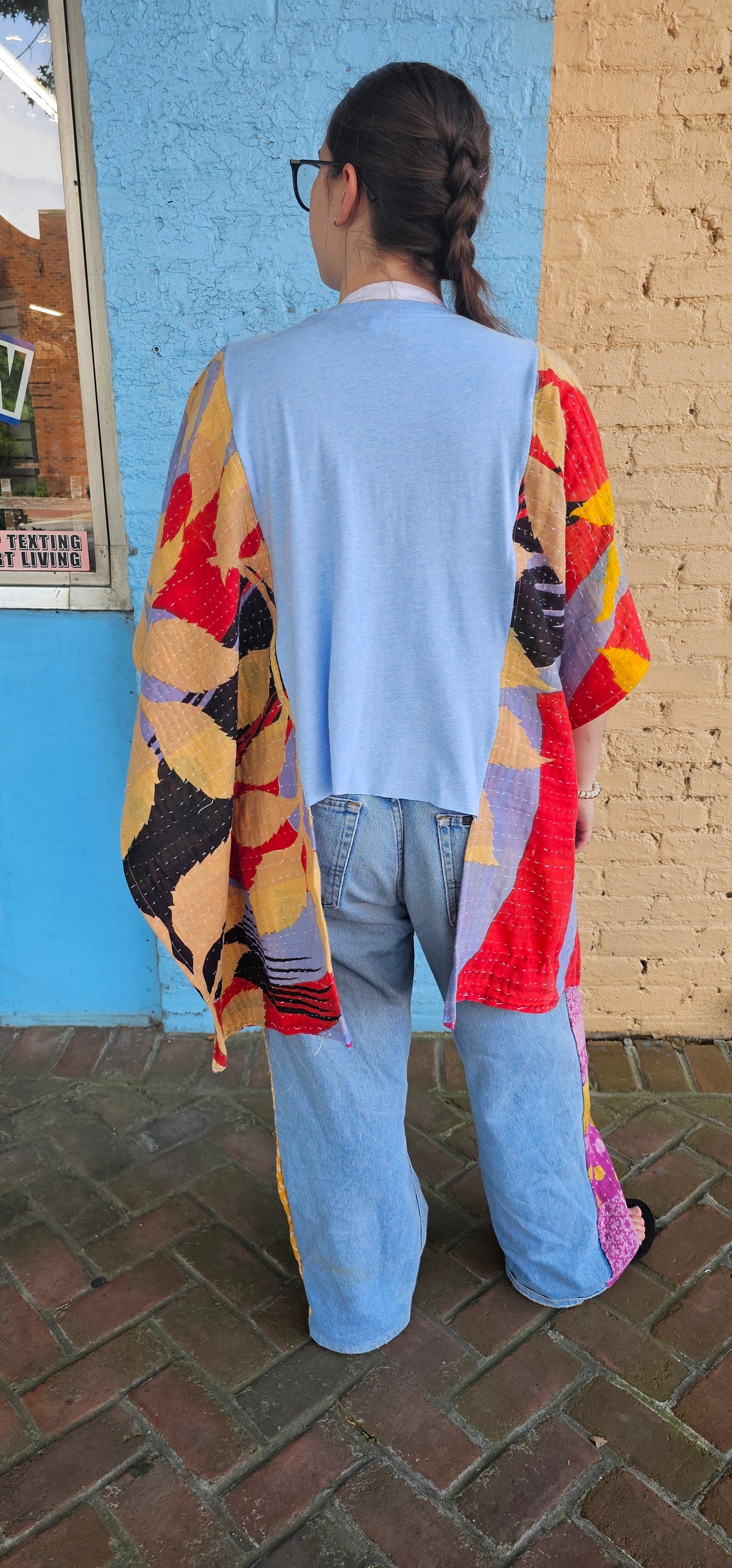 Billy Strings Taking Water Kantha Poncho