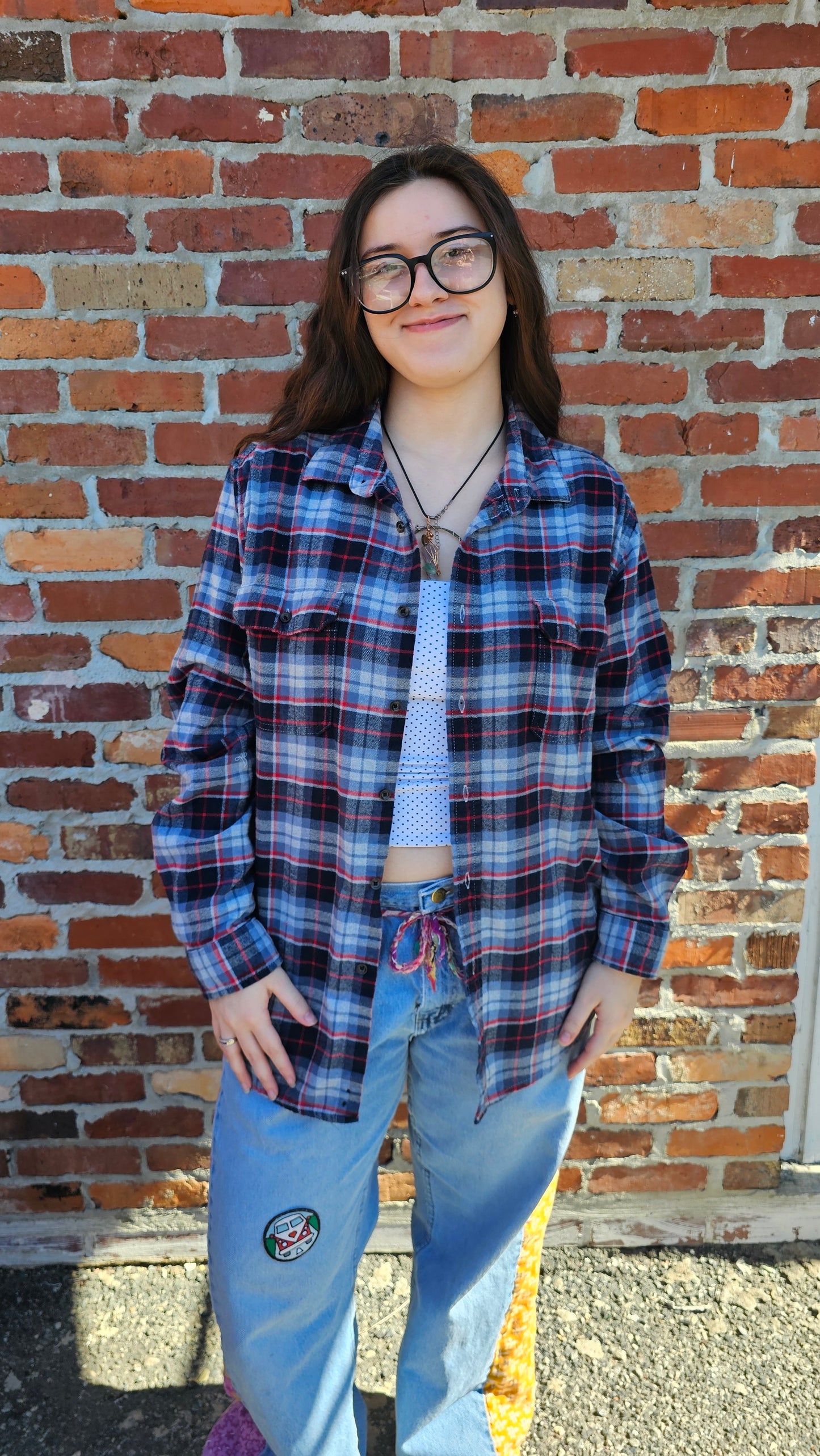 Widespread Panic Travelin Light Flannel size Large #1319