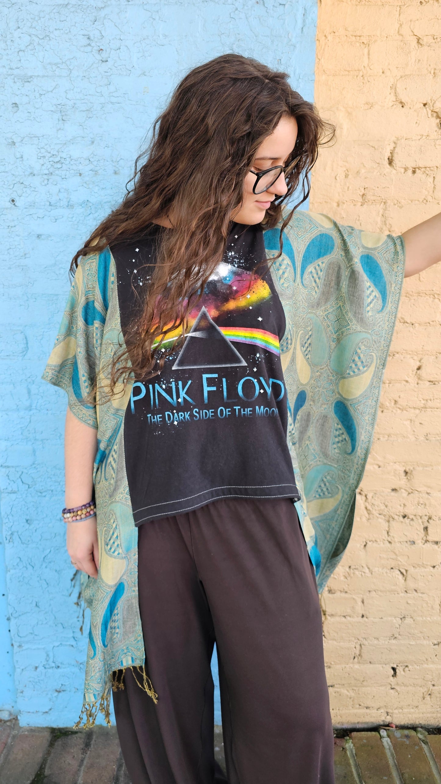 Pink Floyd Pashmina Top #1422