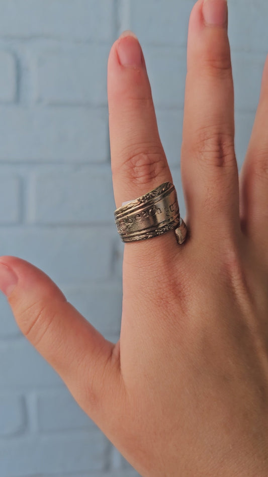 Silver Spoon Ring Beach Bum 1230