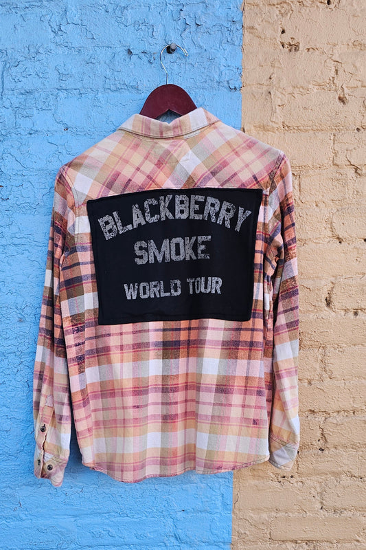 Blackberry Smoke Bleached Flannel size Medium