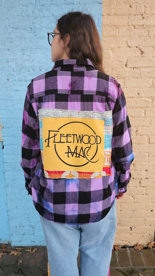 Fleetwood Mac Dyed Flannel size Medium