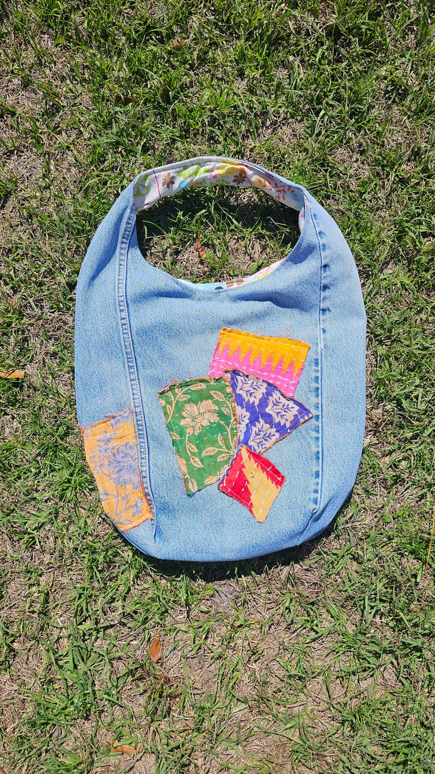 Lucky brand Denim Hobo Bag 1327