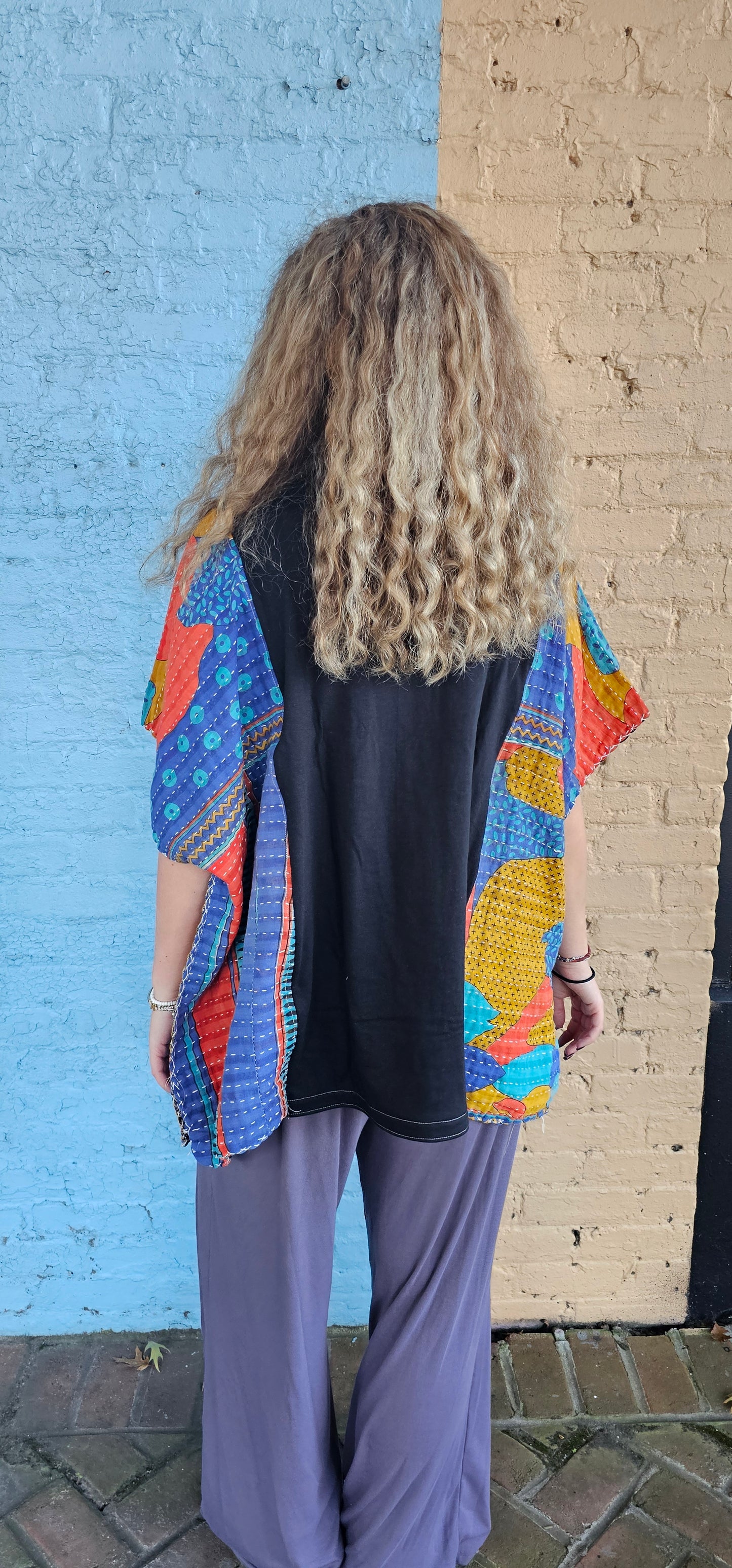 Grateful Dead Kantha Diva Flow Top 1235