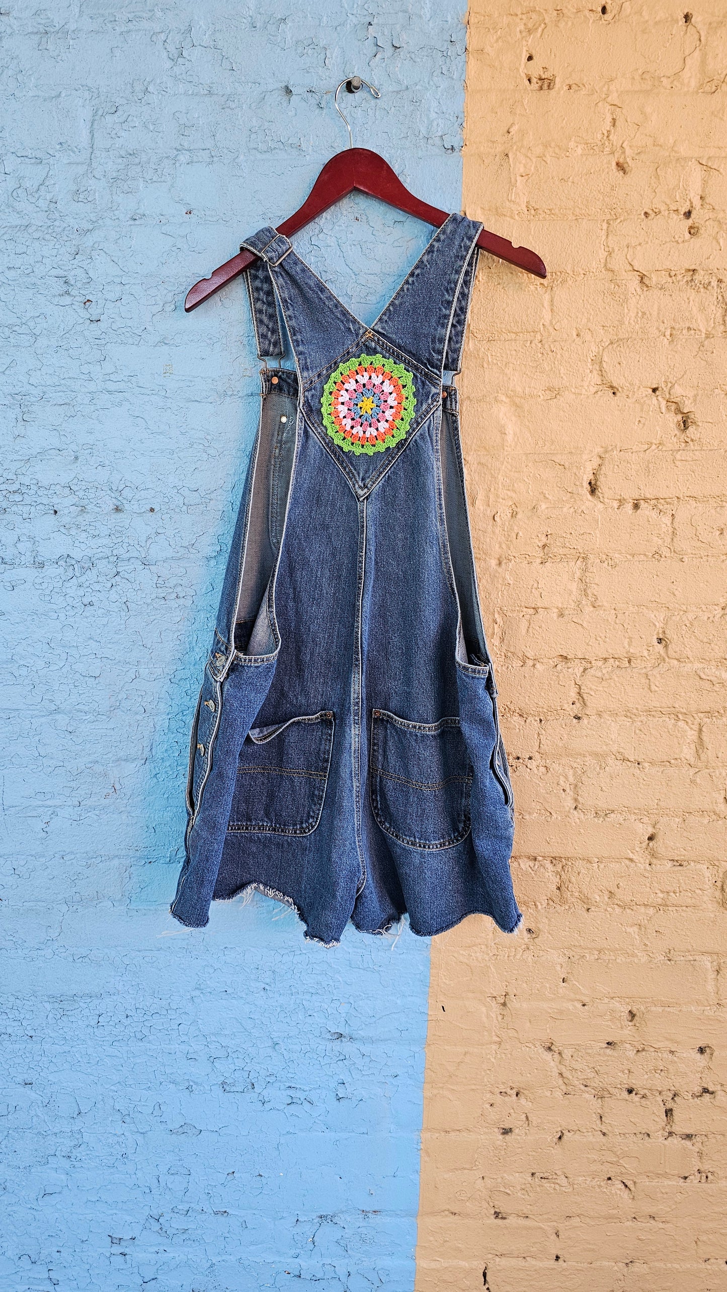 Billy Strings Upcycled Overalls size XL