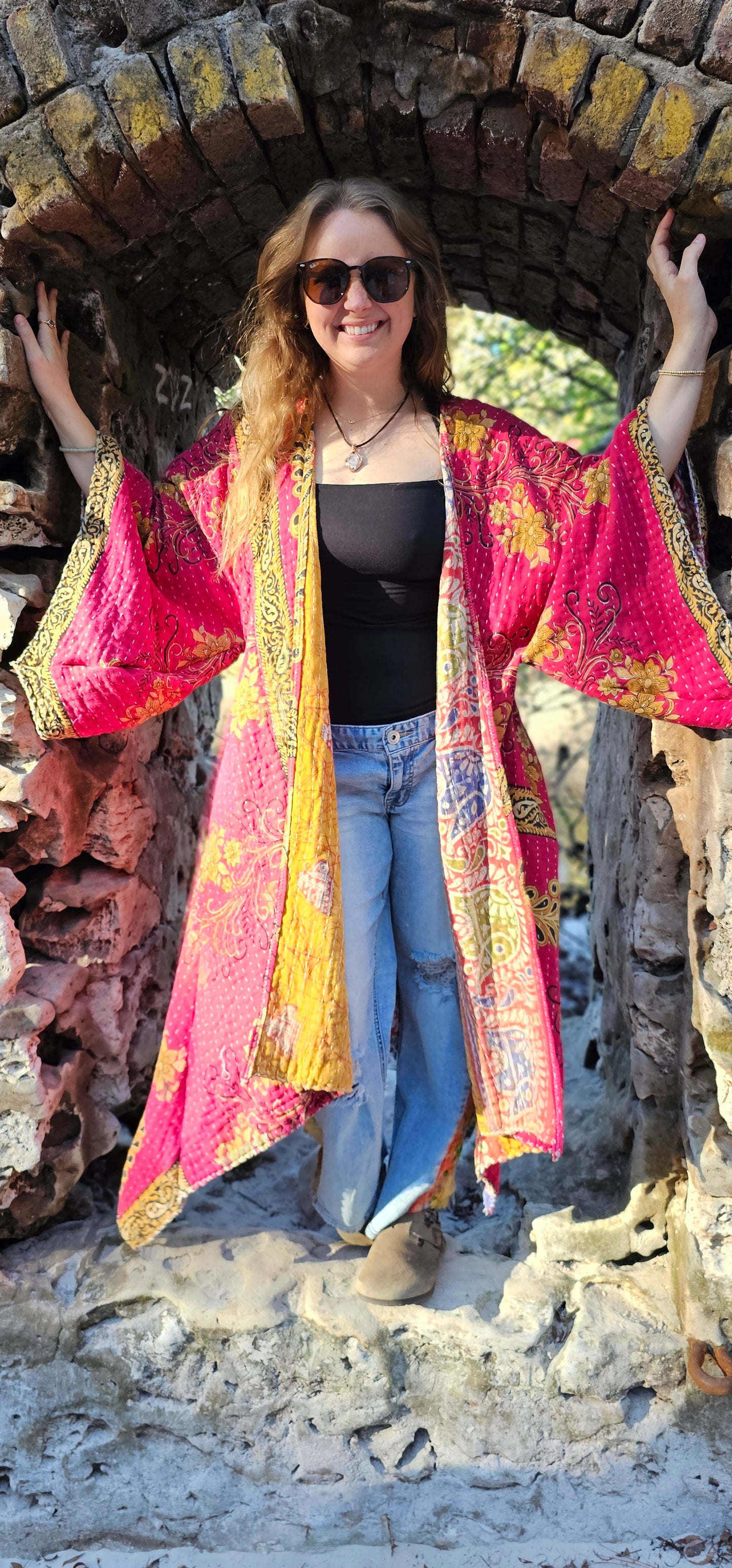 The Carson Kantha Kimono