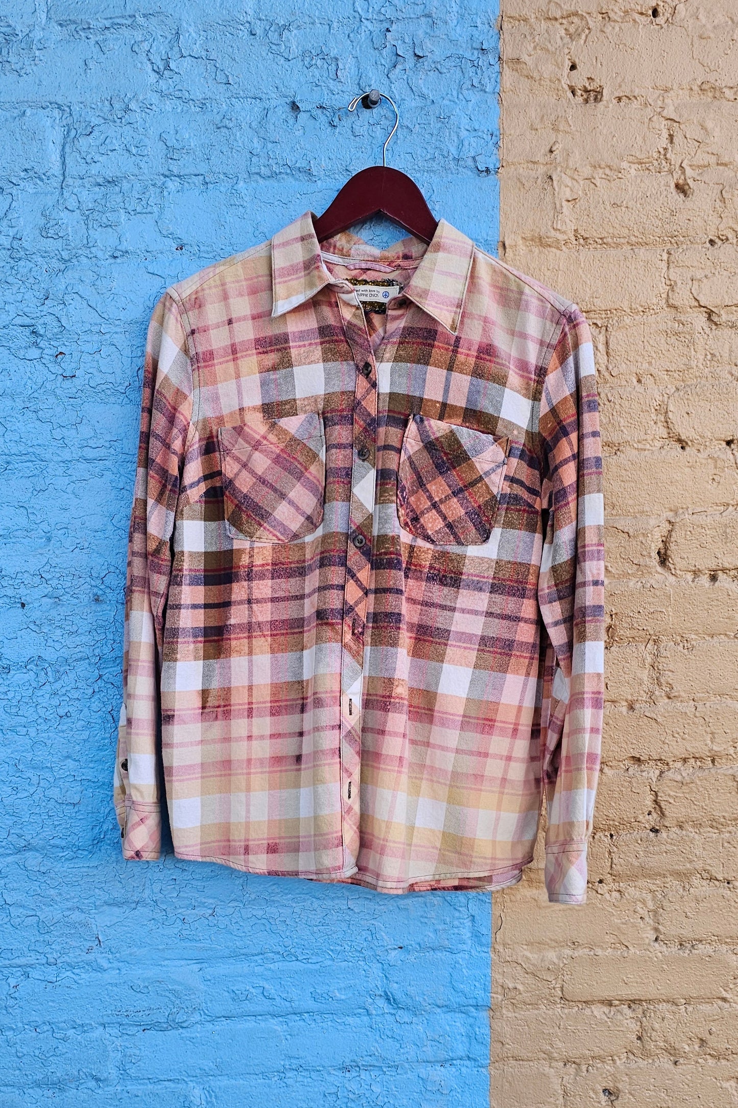 Blackberry Smoke Bleached Flannel size Medium