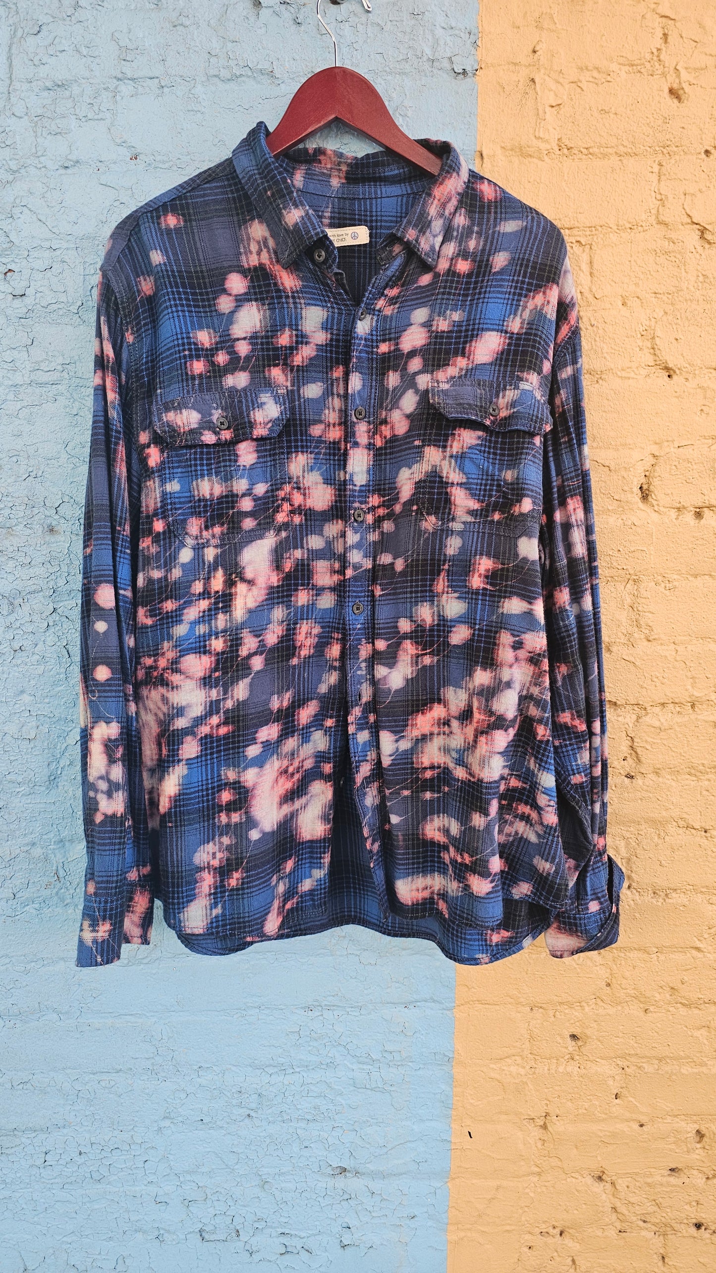 Janis Joplin Bleached Flannel size XL