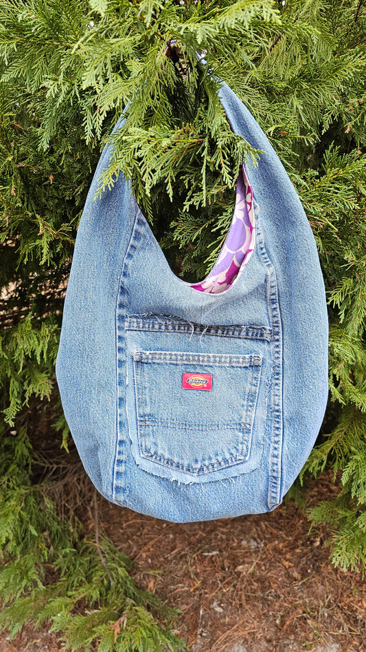 Dickies Denim Hobo Bag