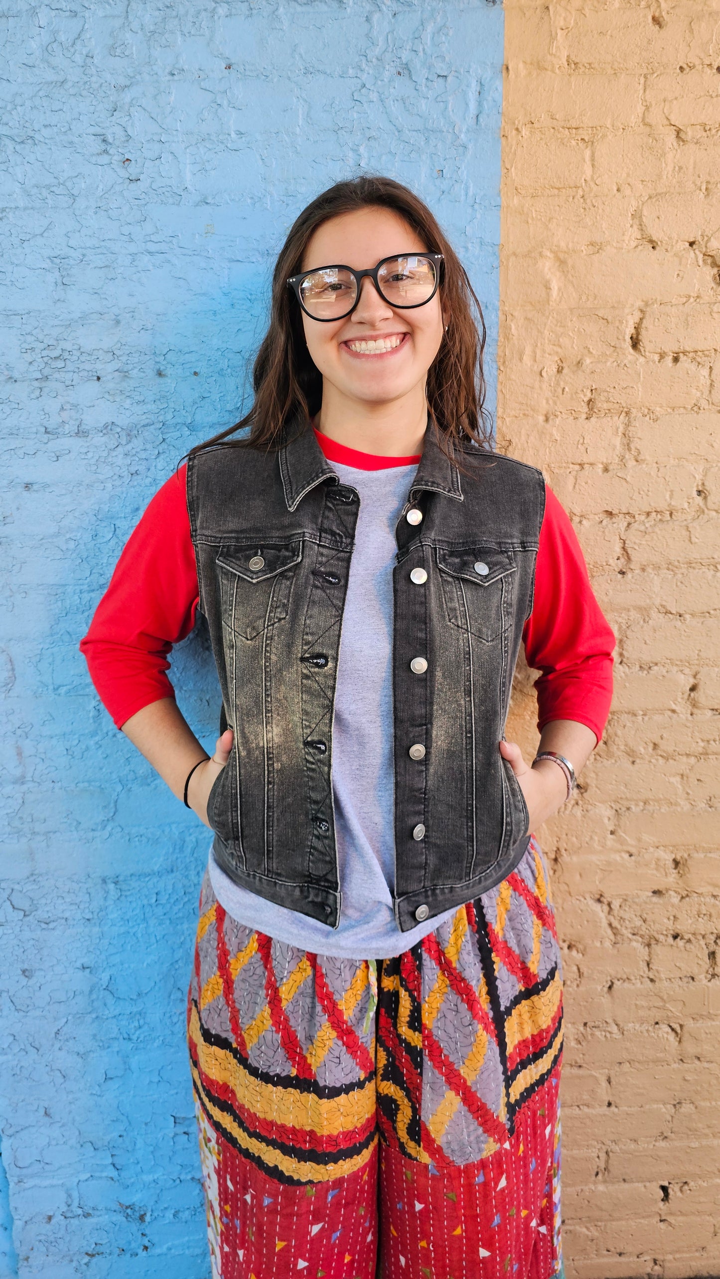 Widespread Panic Space Wrangler Denim Vest size Medium